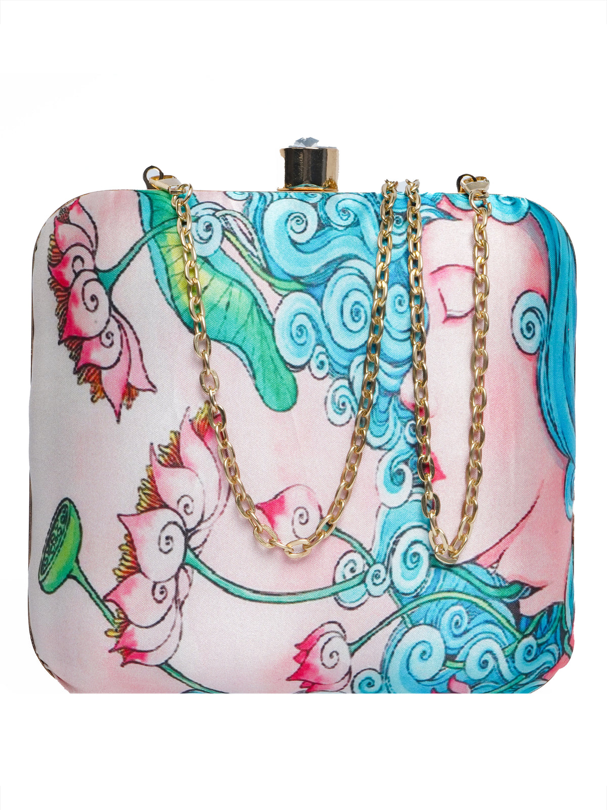VRPS Printed Clutche | Handcrafted Ethnic Bag | SWIS-2101 | Additional Angle