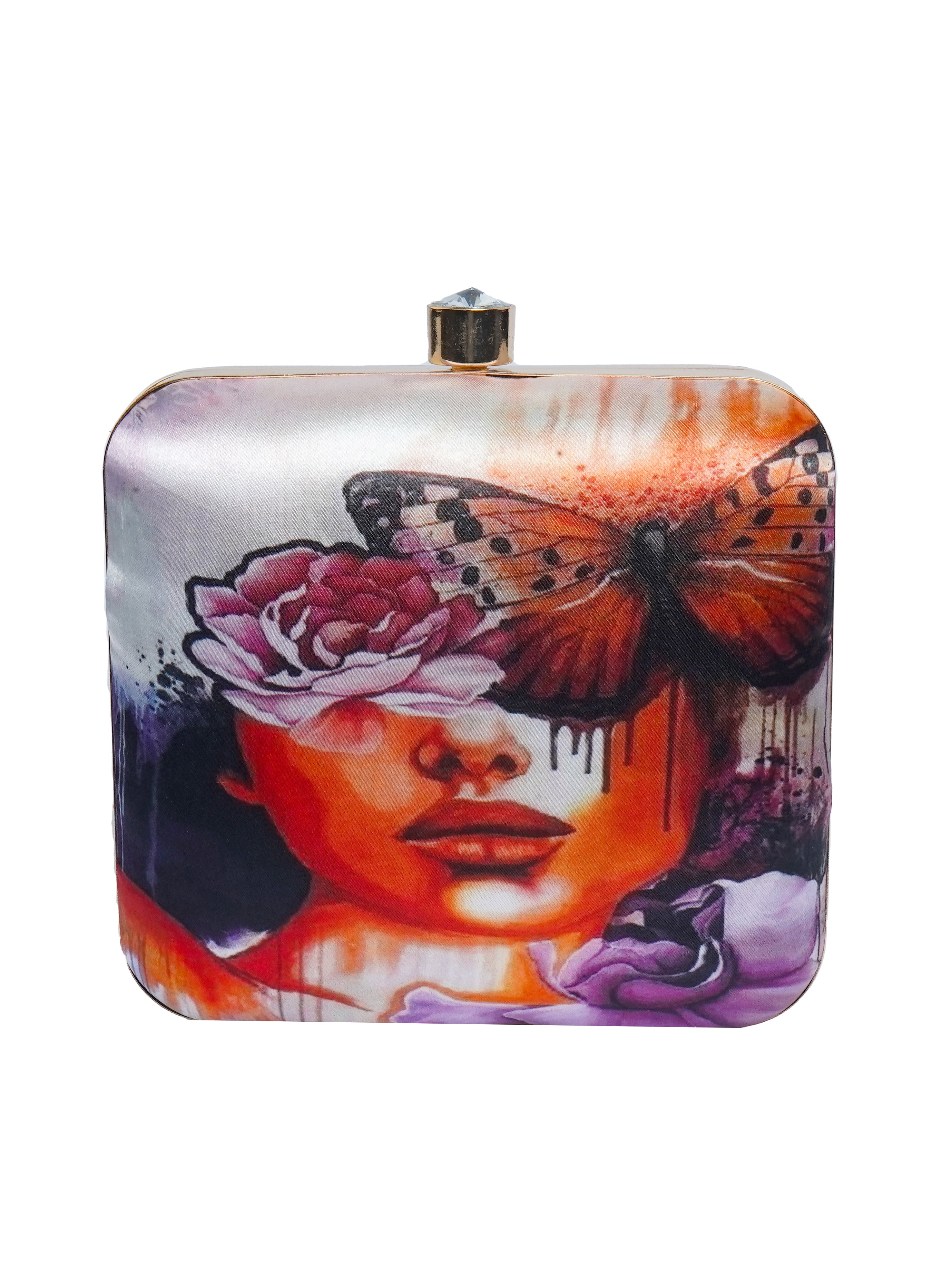 VRPS Printed Clutche | Handcrafted Ethnic Bag | SWIS-2105 | Additional Angle