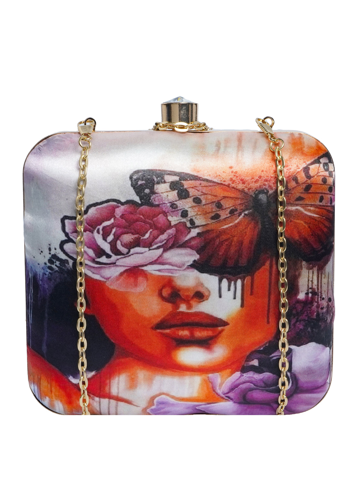 VRPS Printed Clutche | Handcrafted Ethnic Bag | SWIS-2105 | Additional Angle