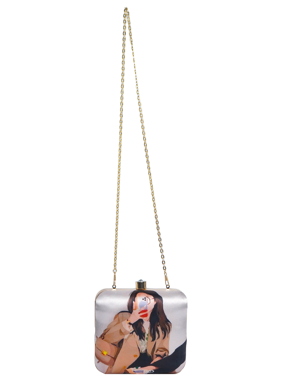 VRPS Printed Clutche | Handcrafted Ethnic Bag | SWIS-2108 | Additional Angle