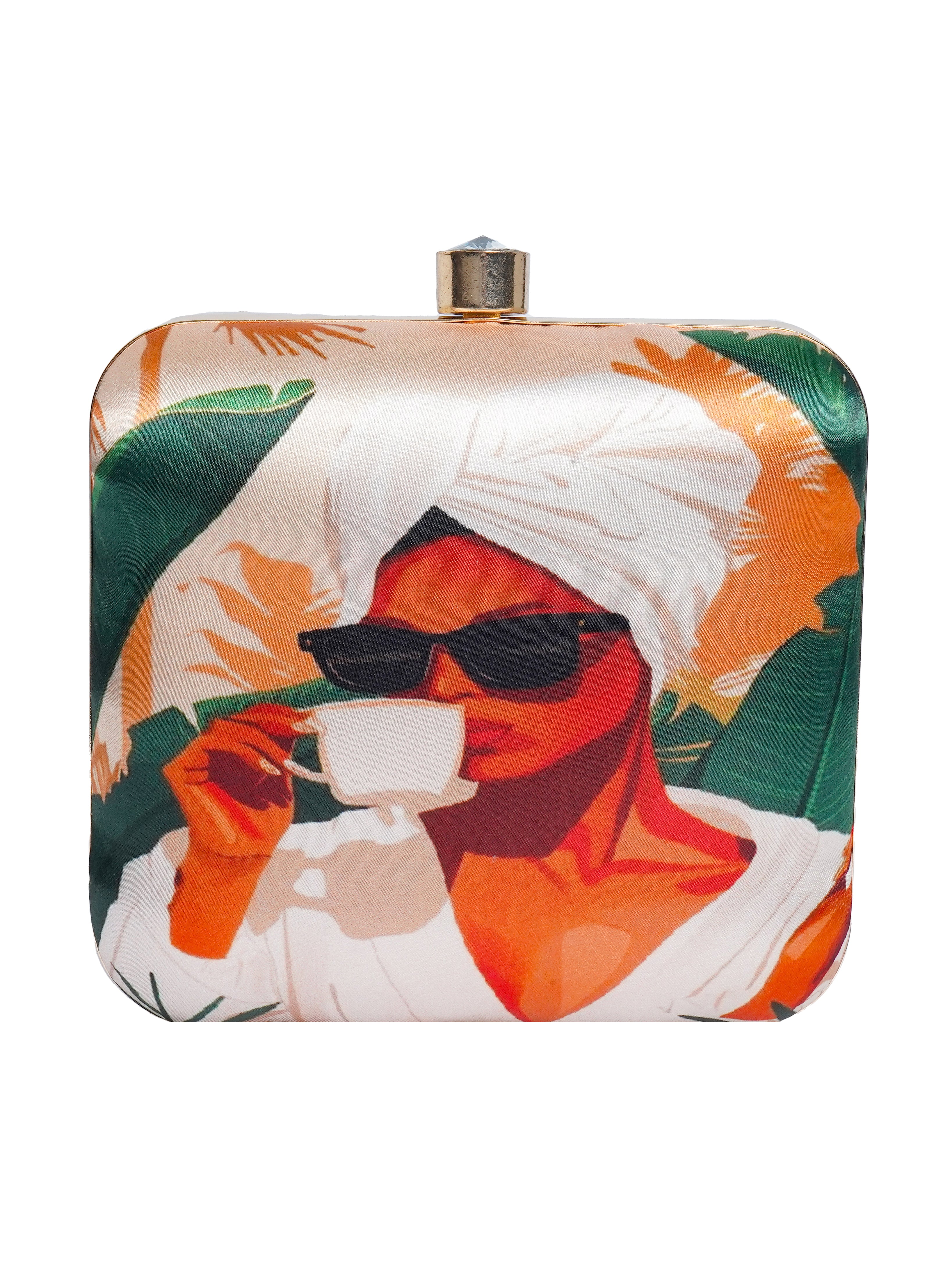 VRPS Printed Clutche | Handcrafted Ethnic Bag | SWIS-2109 | Additional Angle