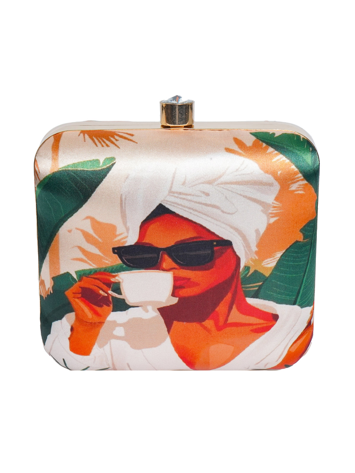 VRPS Printed Clutche | Handcrafted Ethnic Bag | SWIS-2109 | Additional Angle