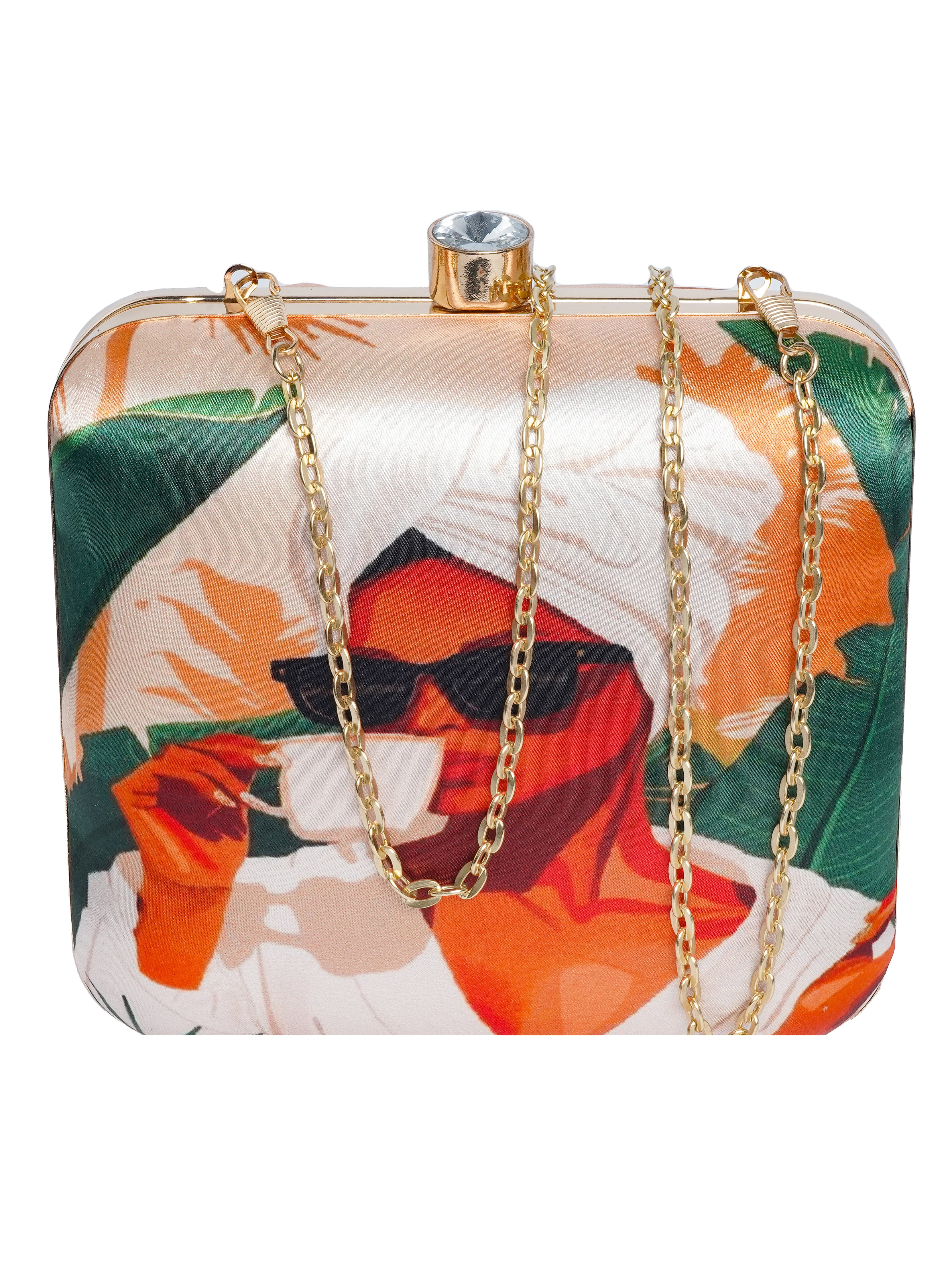 VRPS Printed Clutch | Handcrafted Ethnic Bag | SWIS-2109 | Additional Angle