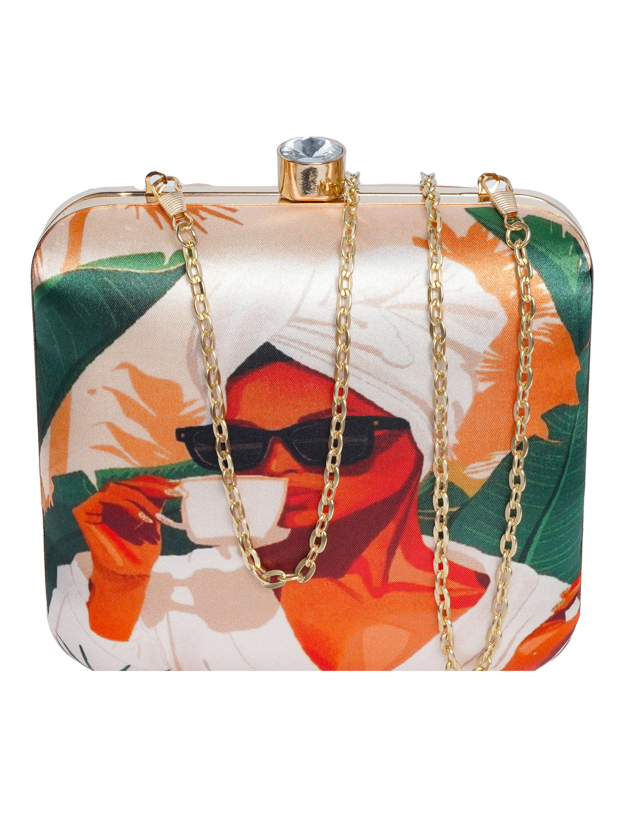 VRPS Printed Clutche | Handcrafted Ethnic Bag | SWIS-2109 | Additional Angle