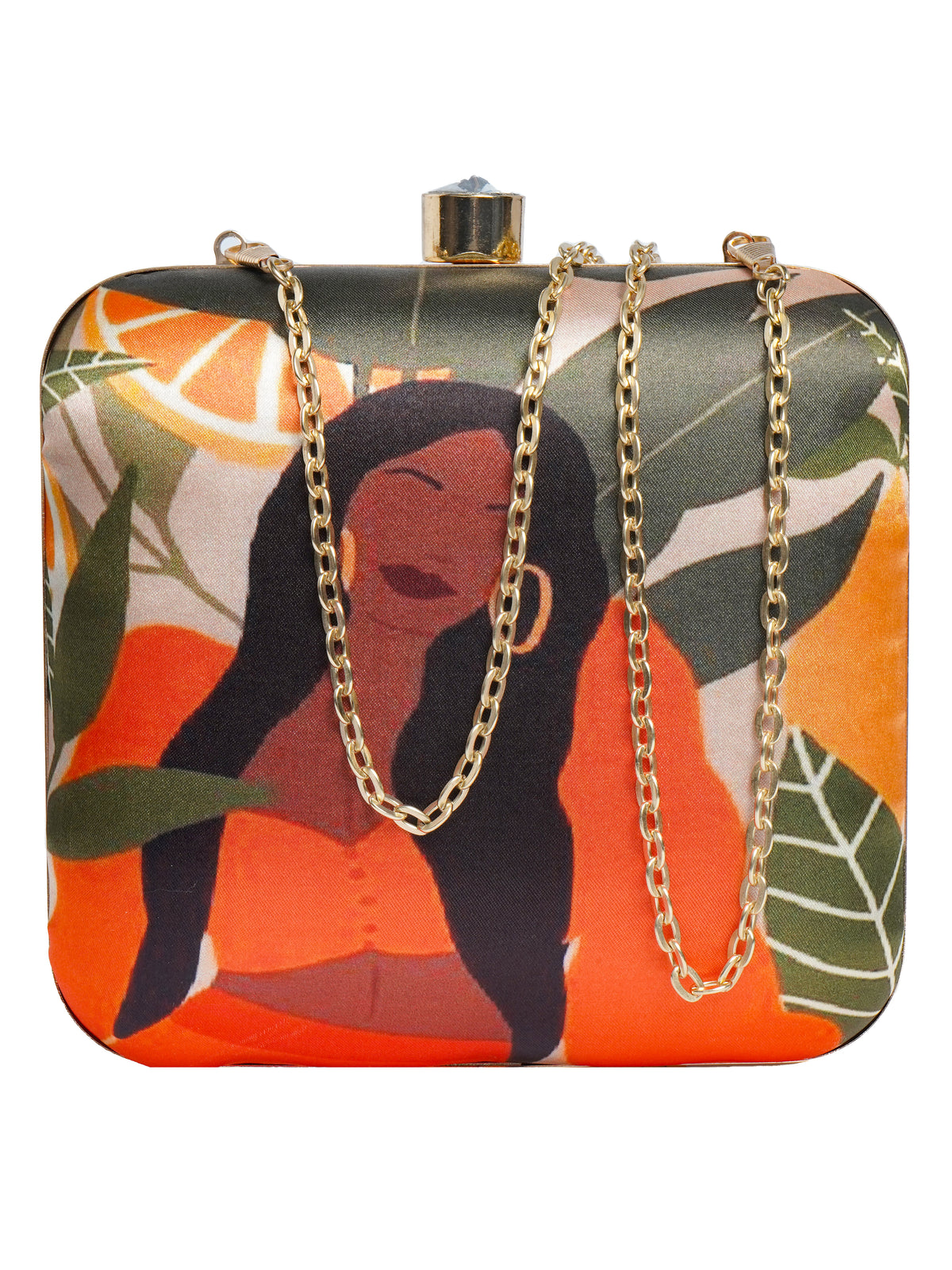 VRPS Printed Clutche | Handcrafted Ethnic Bag | SWIS-1725 | Additional Angle