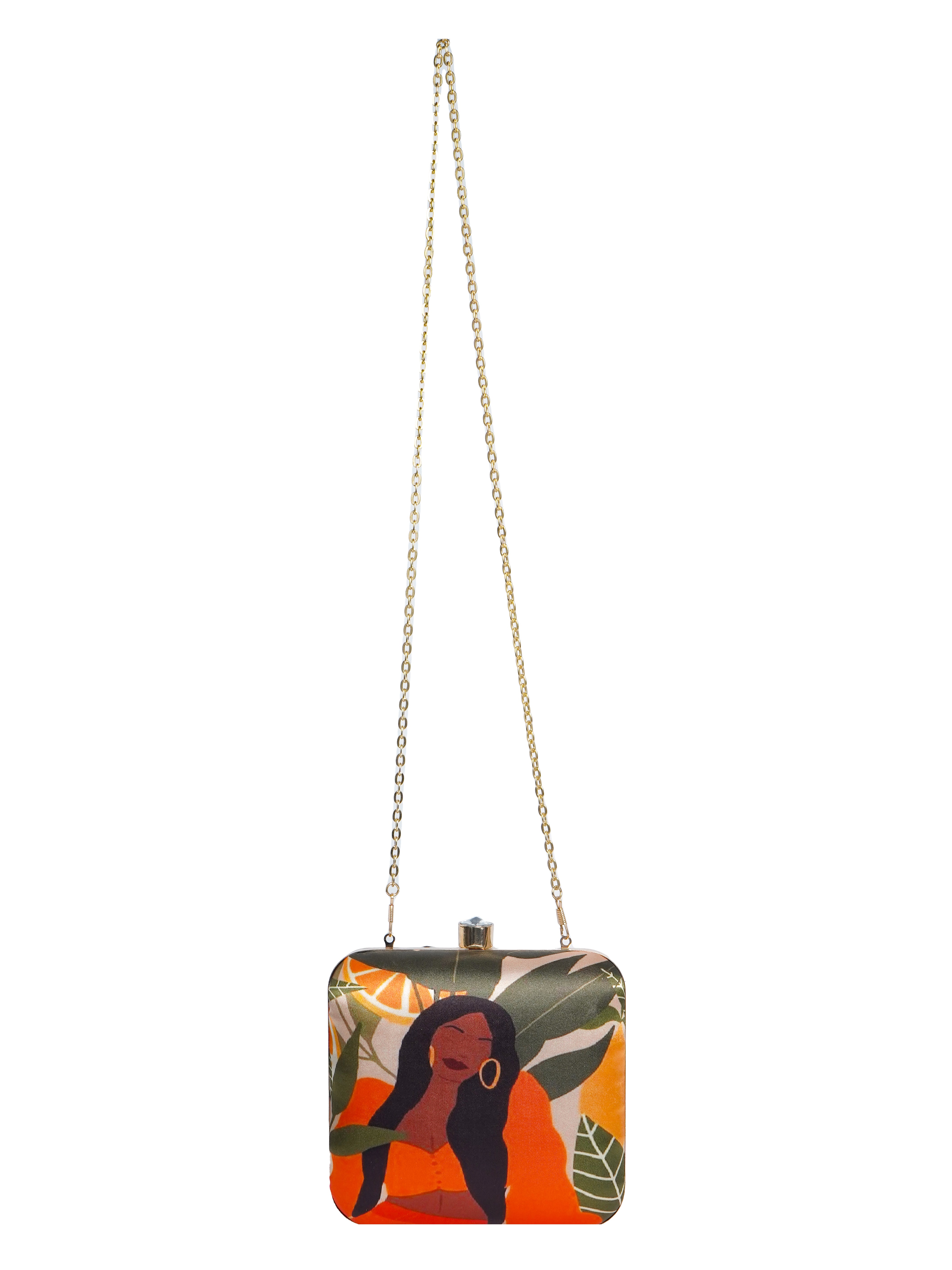 VRPS Printed Clutch | Handcrafted Ethnic Bag | SWIS-1725 | Additional Angle