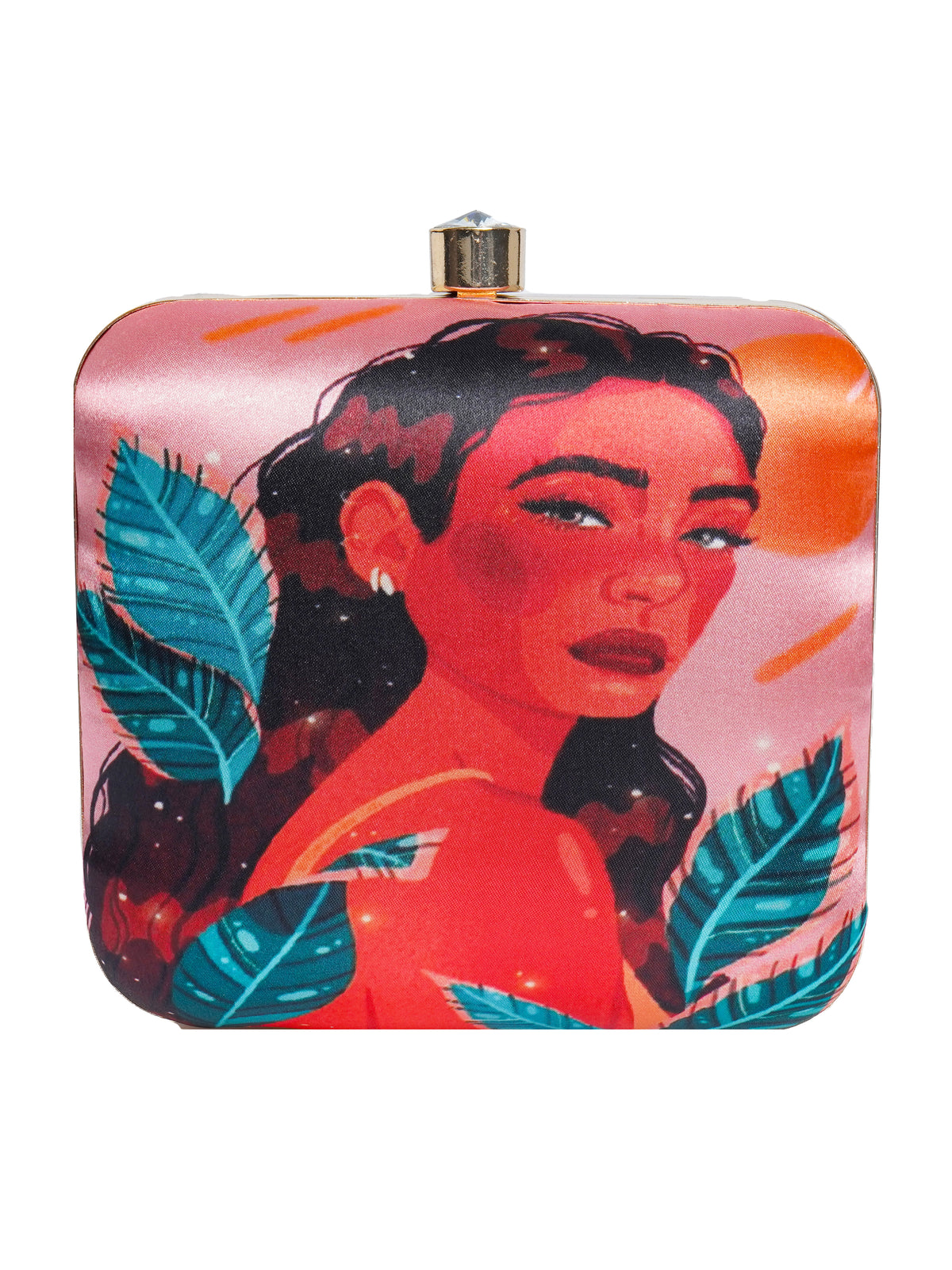 VRPS Printed Clutche | Handcrafted Ethnic Bag | SWIS-1726 | Additional Angle