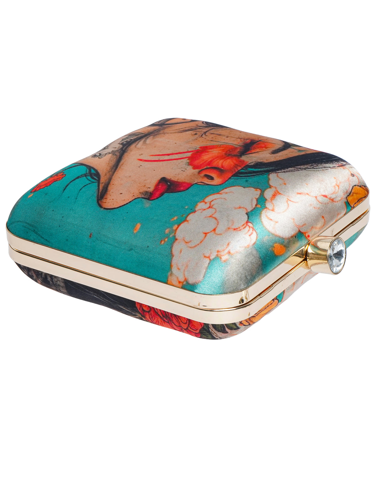VRPS Printed Clutche | Handcrafted Ethnic Bag | SWIS-1730 | Additional Angle