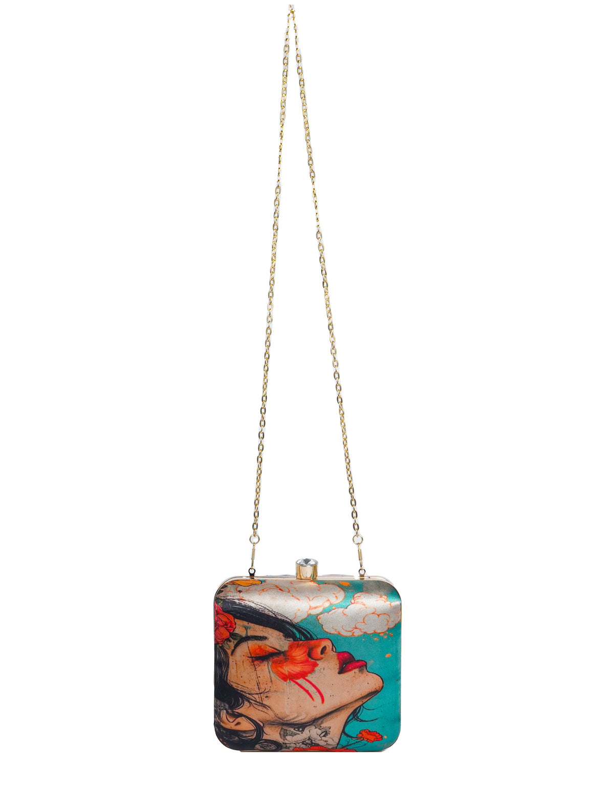 VRPS Printed Clutche | Handcrafted Ethnic Bag | SWIS-1730 | Additional Angle