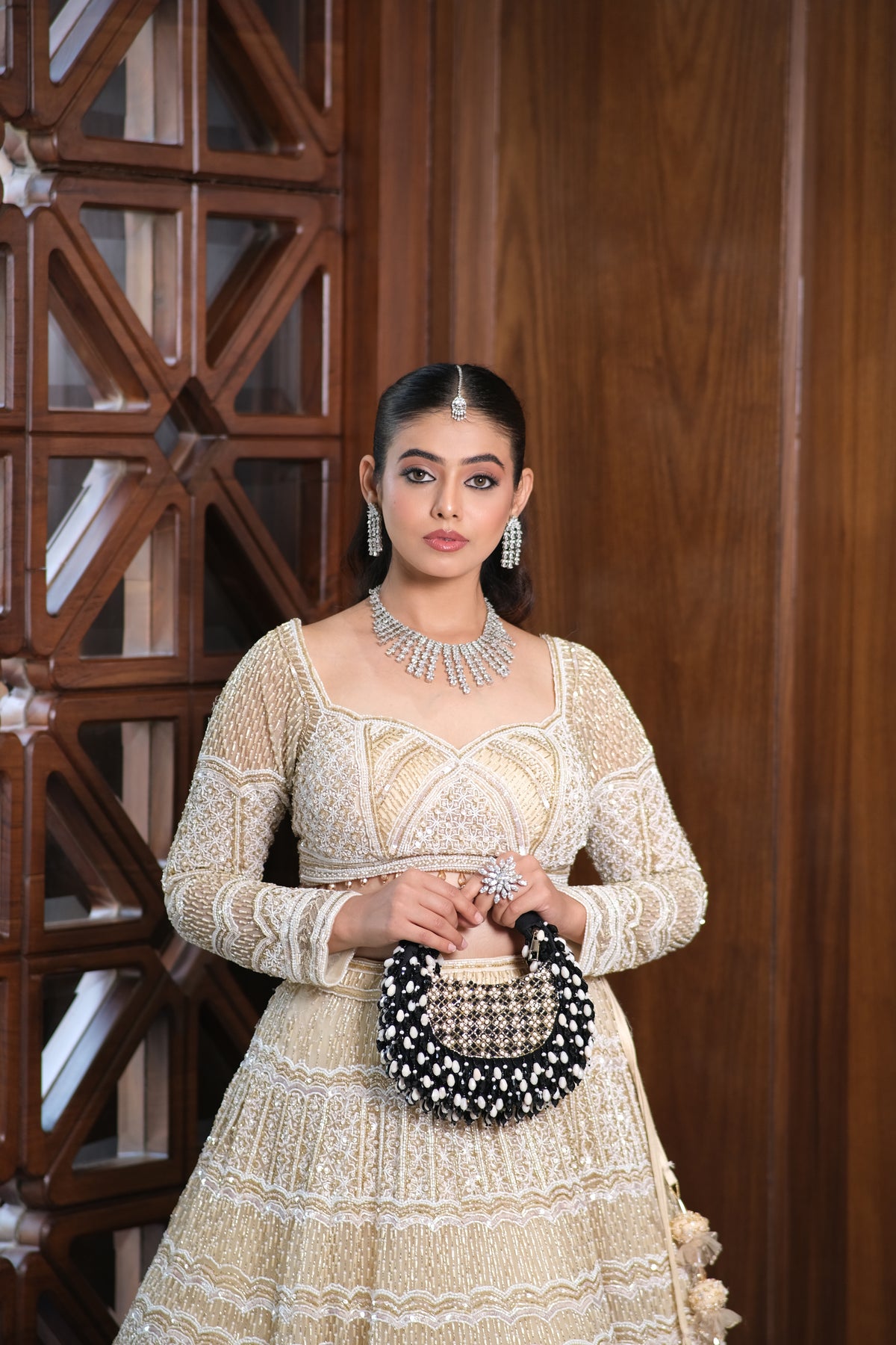 VRPS Embroidered Clutch | Handcrafted Ethnic Bag | SWIS-3772 | Additional Angle
