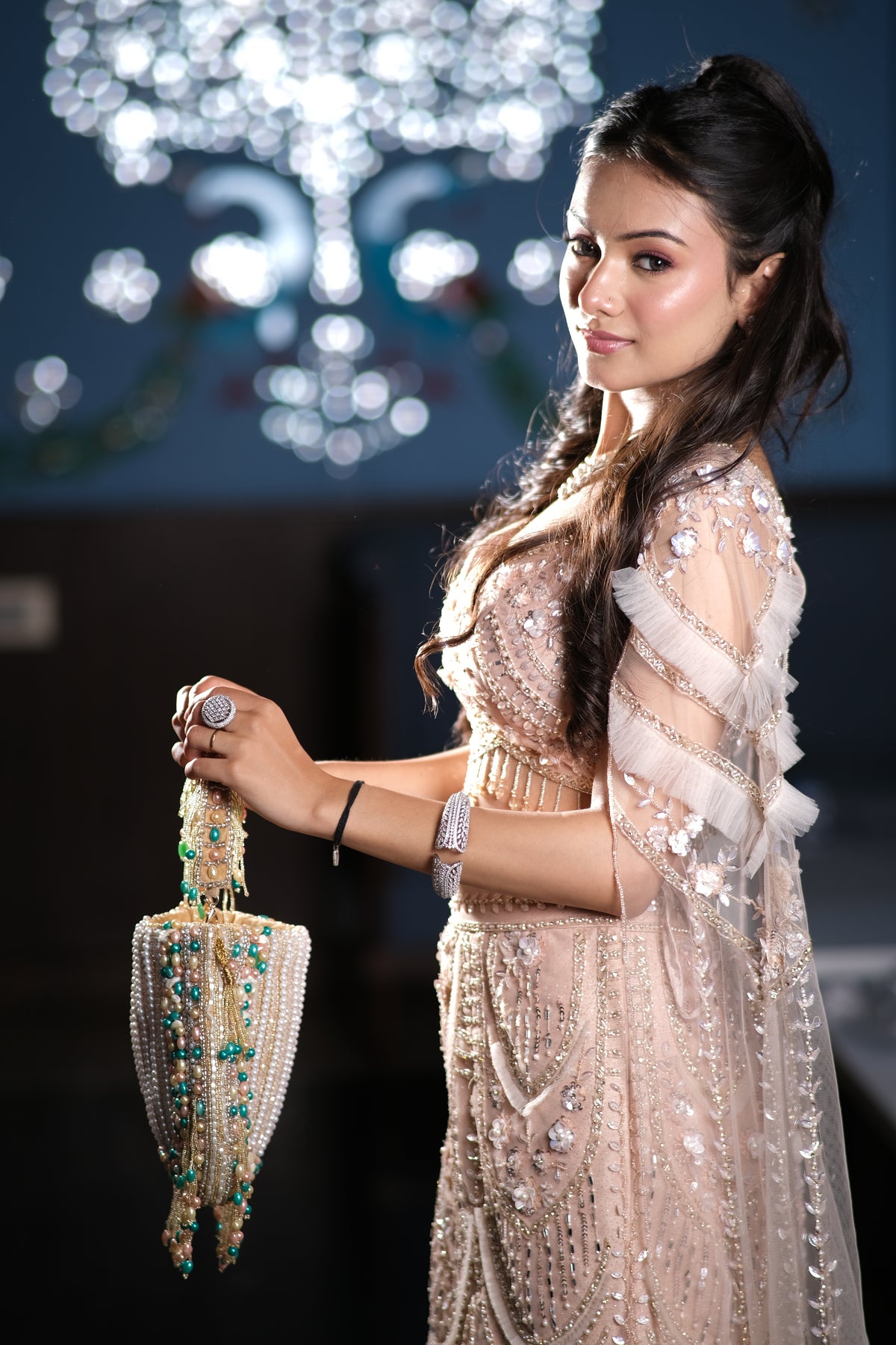 VRPS Embroidered Clutch | Handcrafted Ethnic Bag | SWIS-3794 | Additional Angle