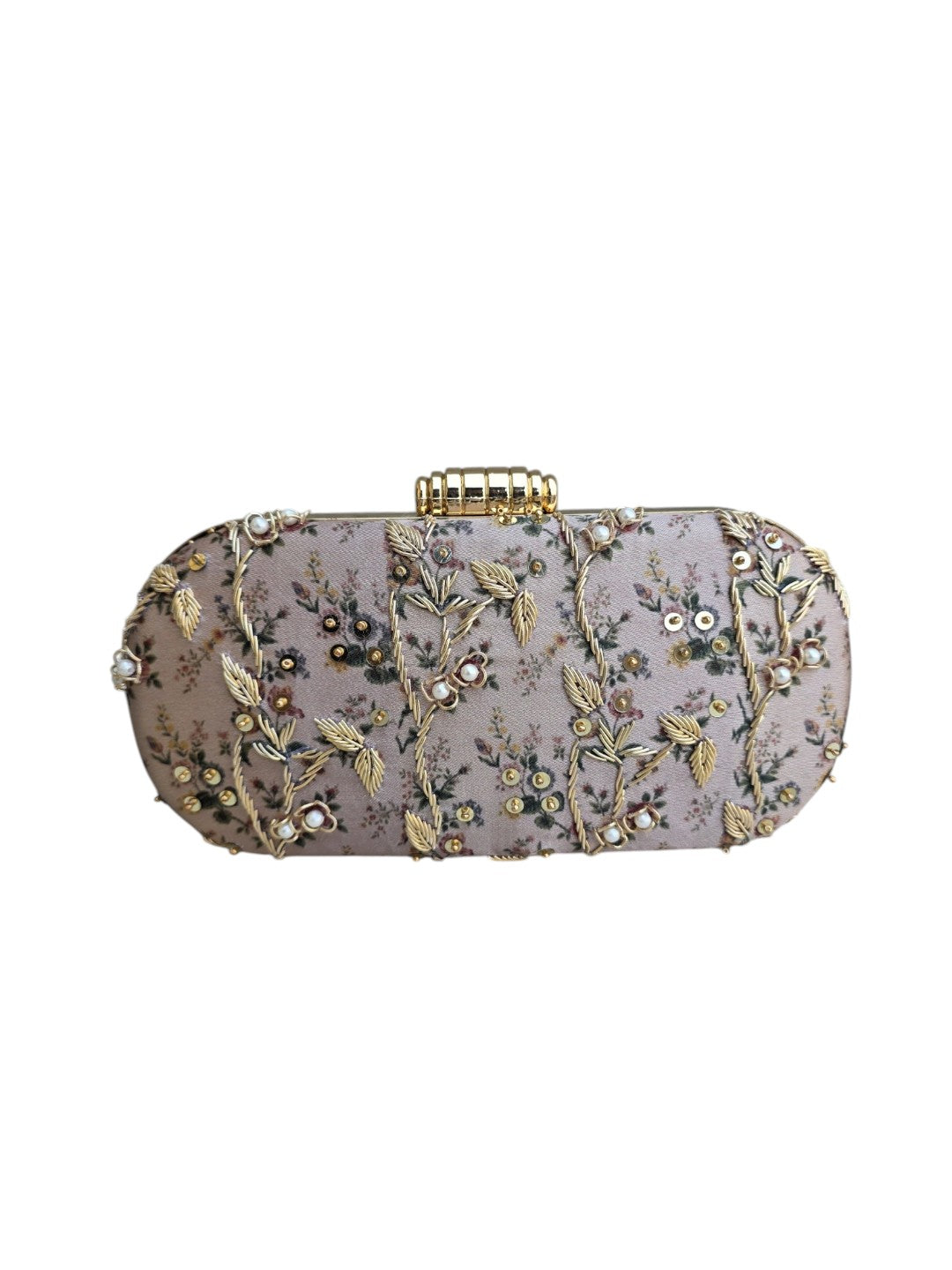 VRPS Printed Embroidered Clutch | Handcrafted Ethnic Bag | SWIS-4464 | Additional Angle