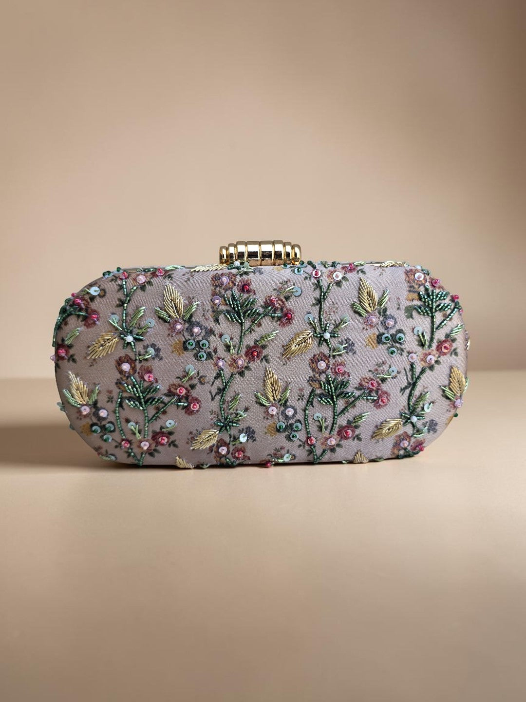 VRPS Printed Embroidered Clutch | Handcrafted Ethnic Bag | SWIS-4474 | Additional Angle