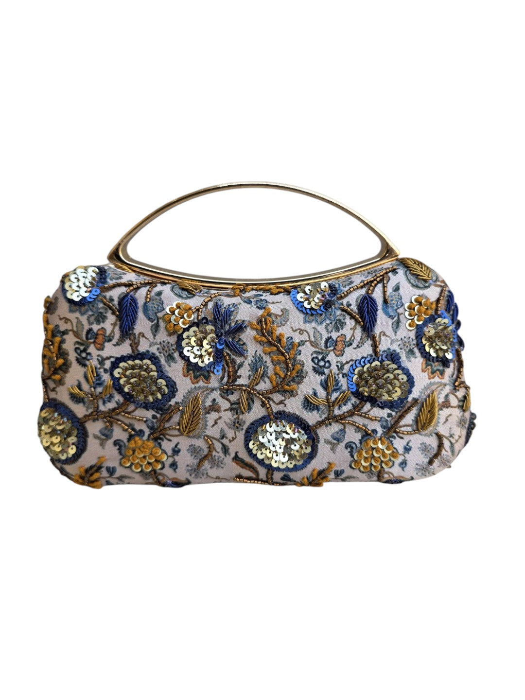 VRPS Printed Embroidered Clutch | Handcrafted Ethnic Bag | SWIS-4463 | Additional Angle