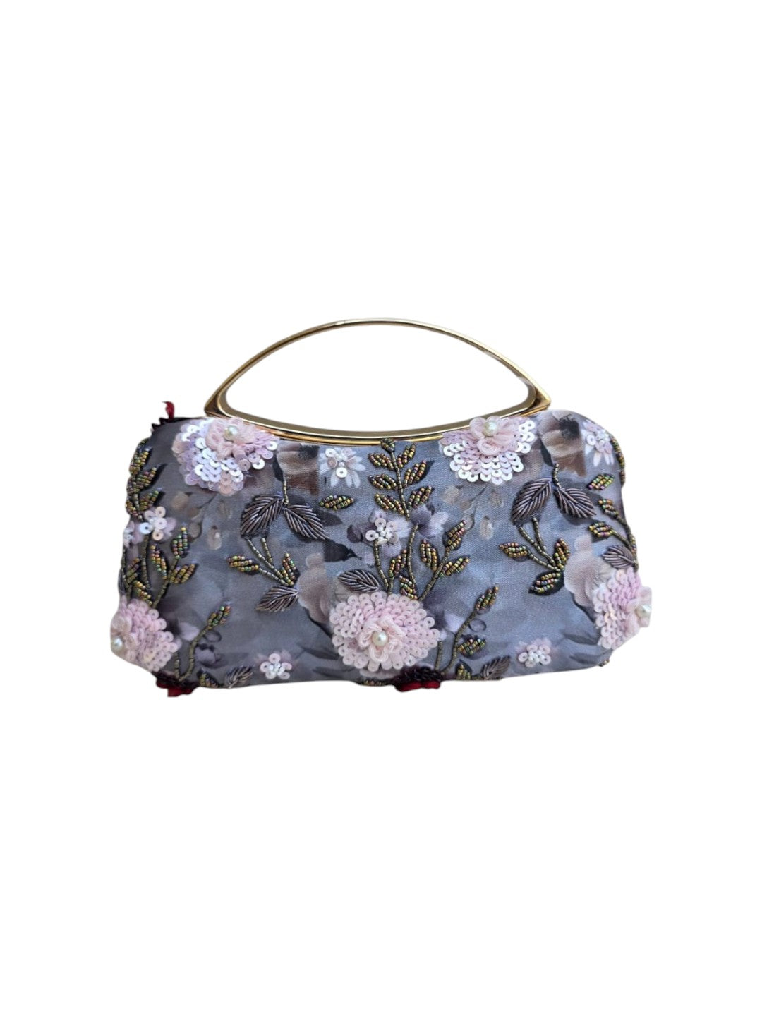 VRPS Printed Embroidered Clutch | Handcrafted Ethnic Bag | SWIS-4475 | Additional Angle