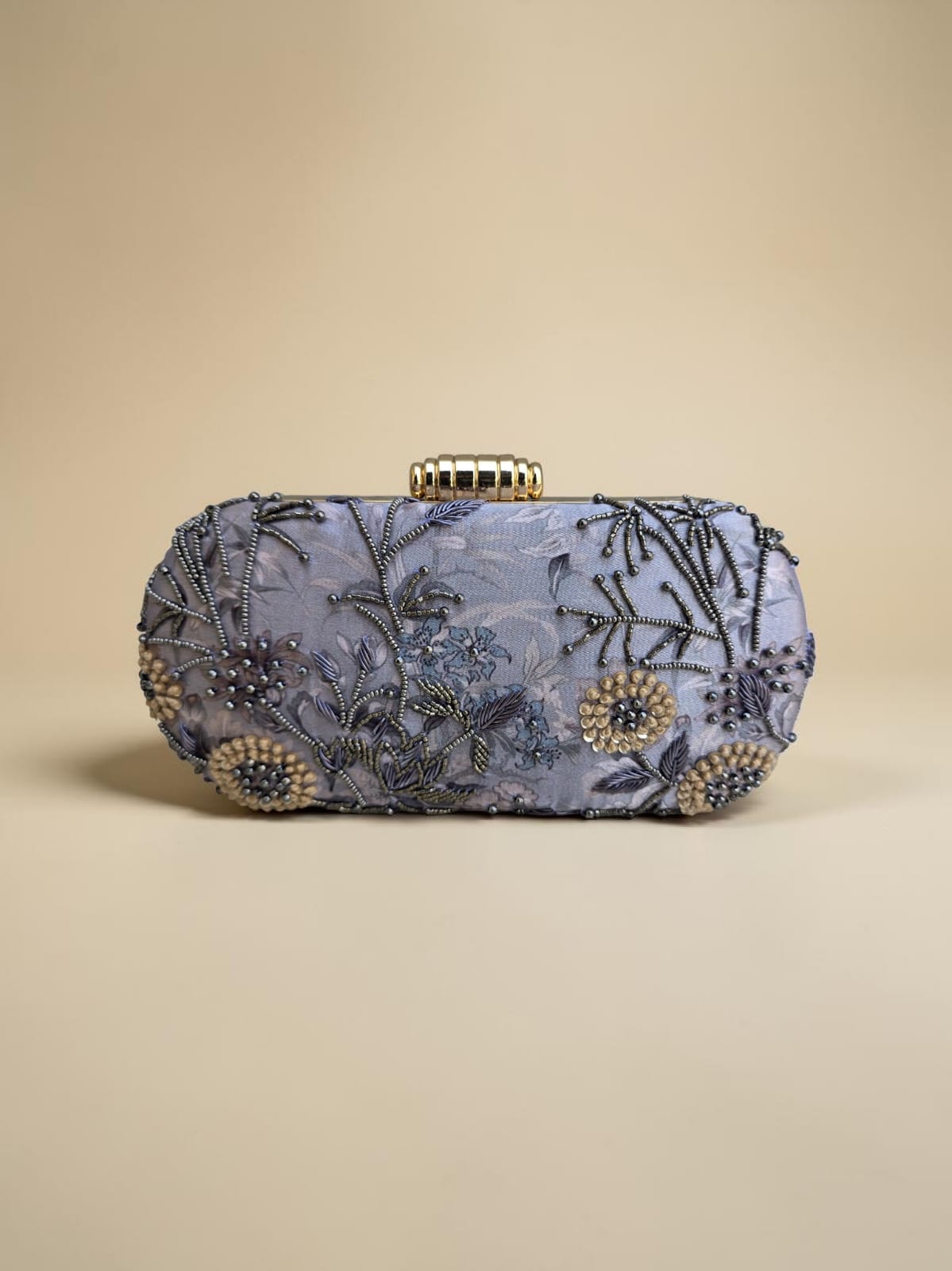 VRPS Printed Embroidered Clutch | Handcrafted Ethnic Bag | SWIS-4467 | Additional Angle