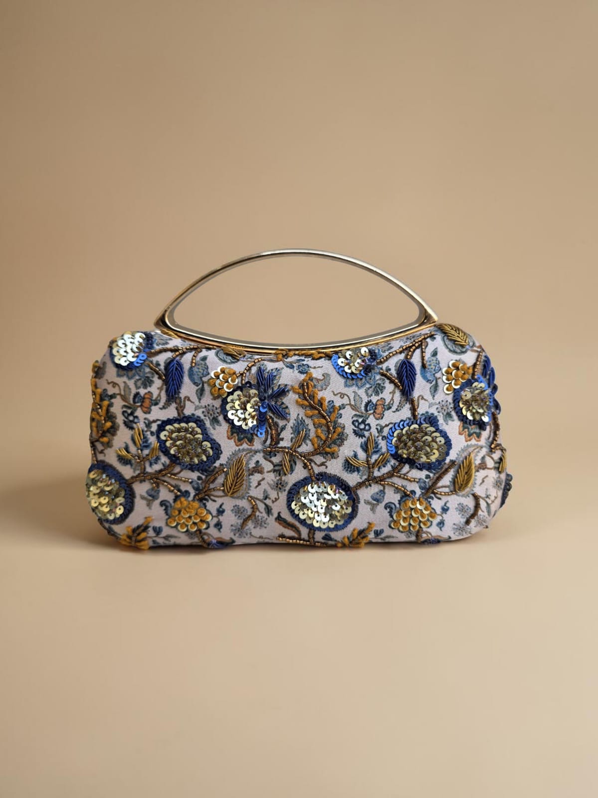 VRPS Printed Embroidered Clutch | Handcrafted Ethnic Bag | SWIS-4463 | Additional Angle