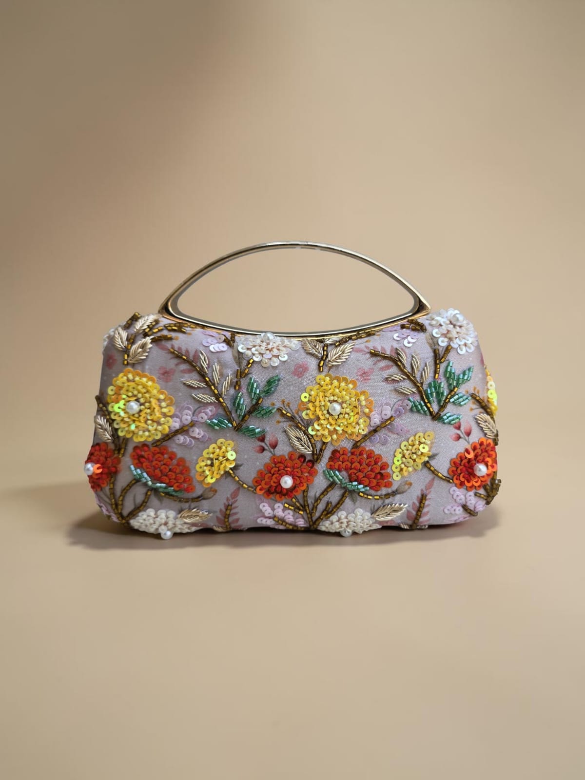 VRPS Printed Embroidered Clutch | Handcrafted Ethnic Bag | SWIS-4469 | Additional Angle