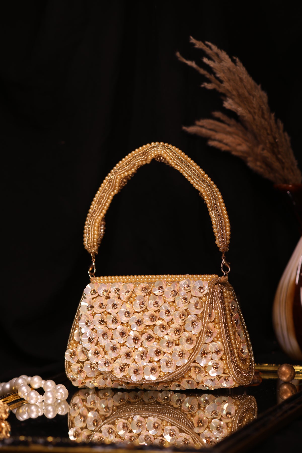 VRPS Flap Bag | Handcrafted Ethnic Bag | SWIS-1937 | Additional Angle