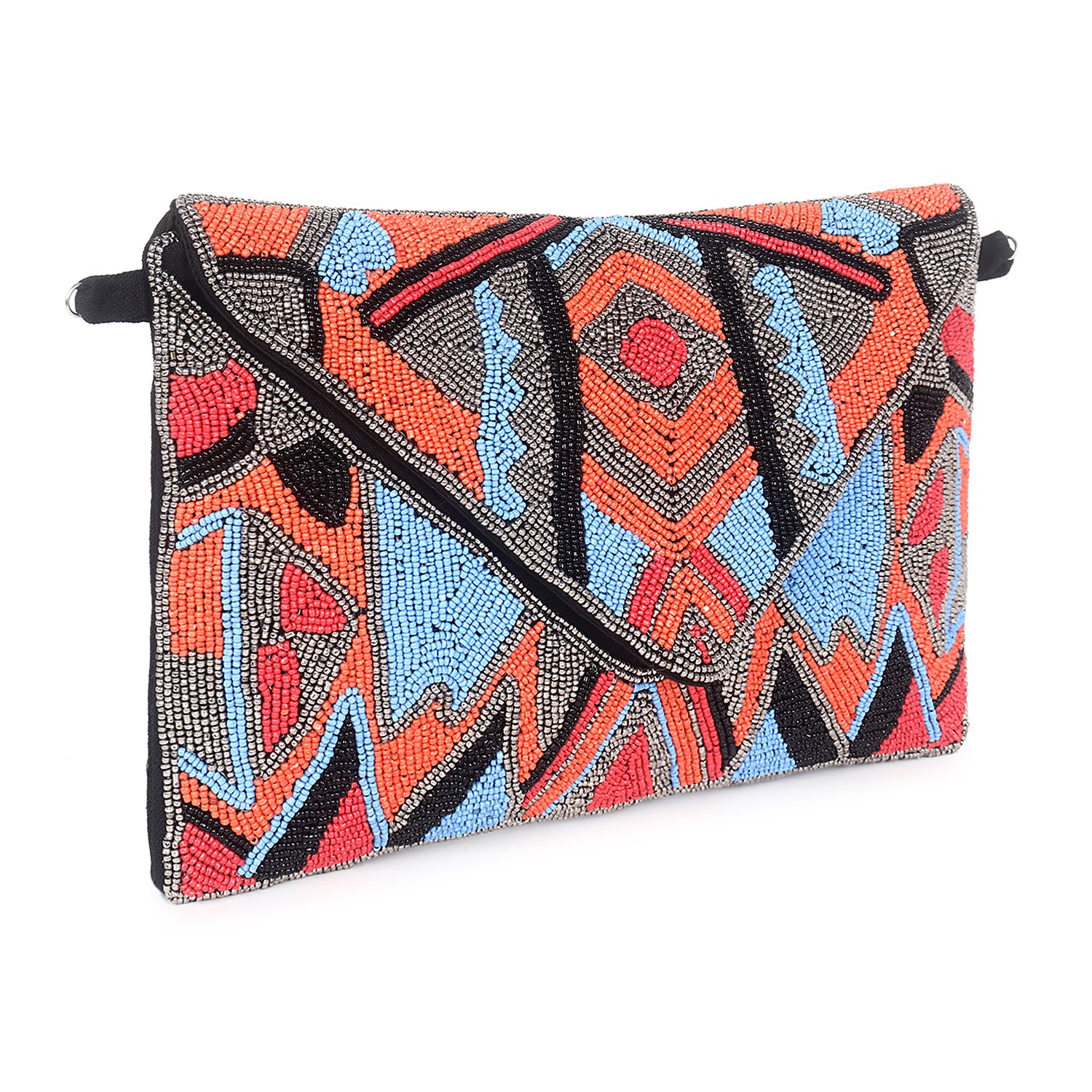 VRPS Flap Bag | Handcrafted Ethnic Bag | SWIS-2368 | Additional Angle