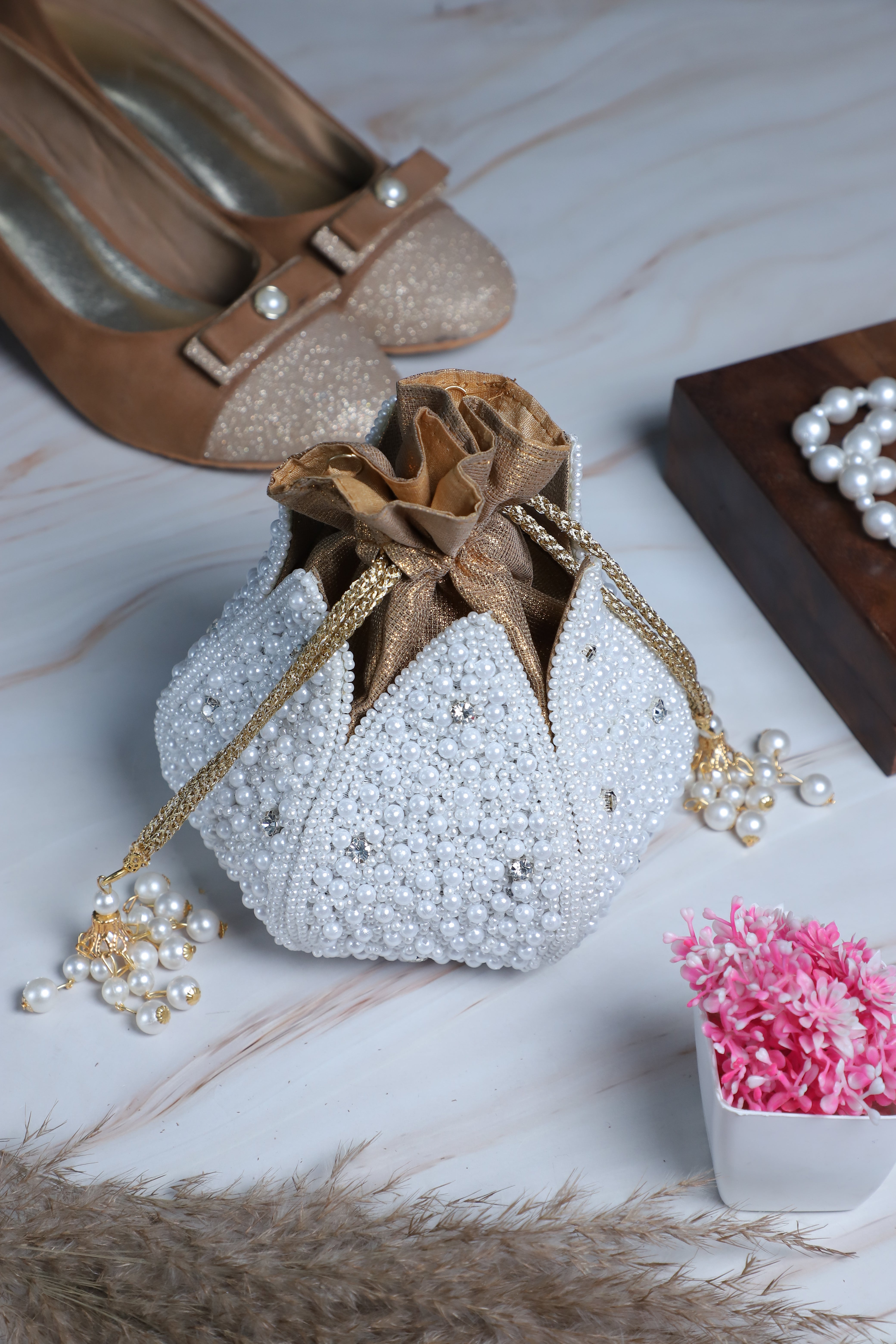 VRPS Lotus Potli | Handcrafted Ethnic Bag | SWIS-83
