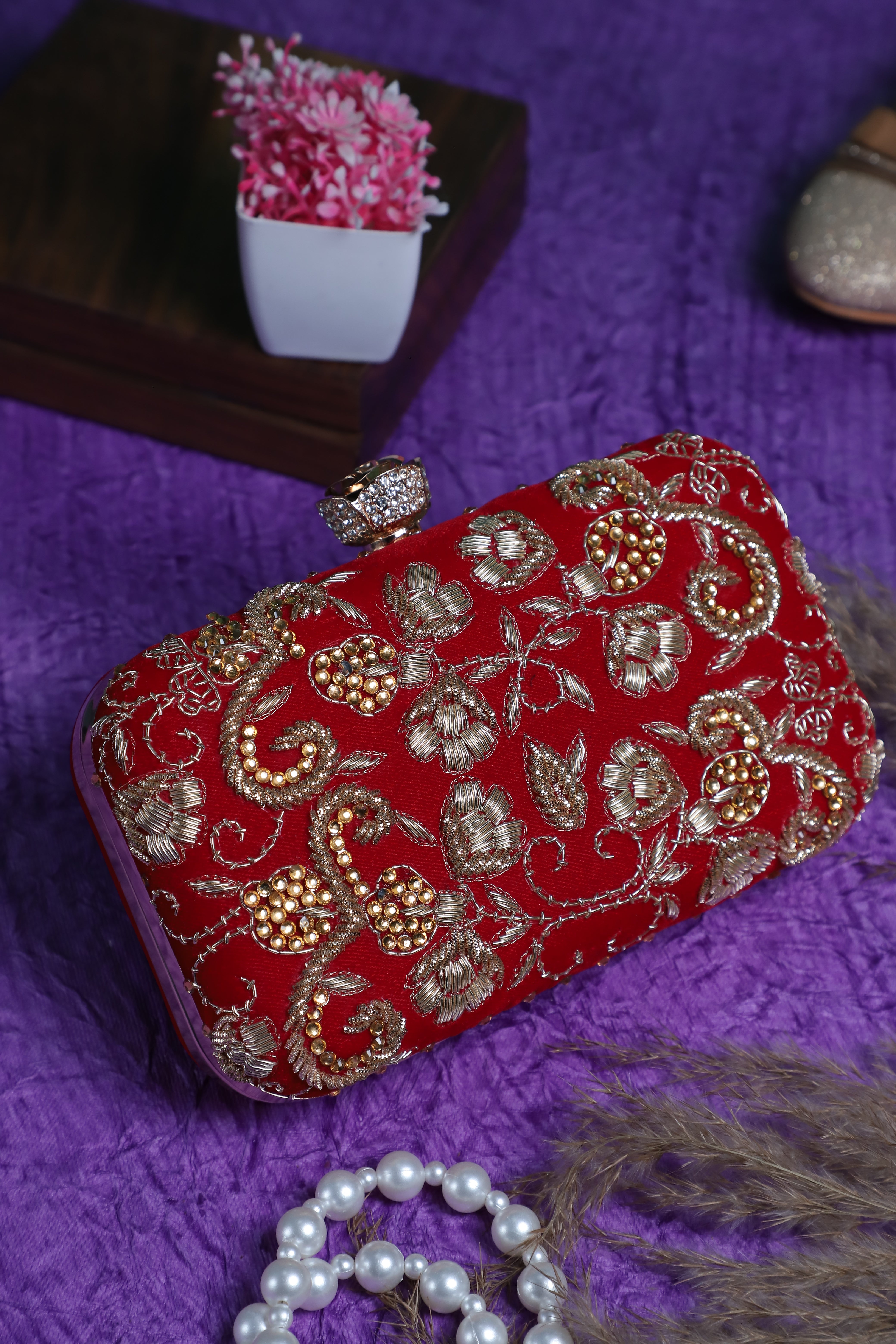 VRPS Flap Bag | Handcrafted Ethnic Bag | SWIS-3303 | Additional Angle
