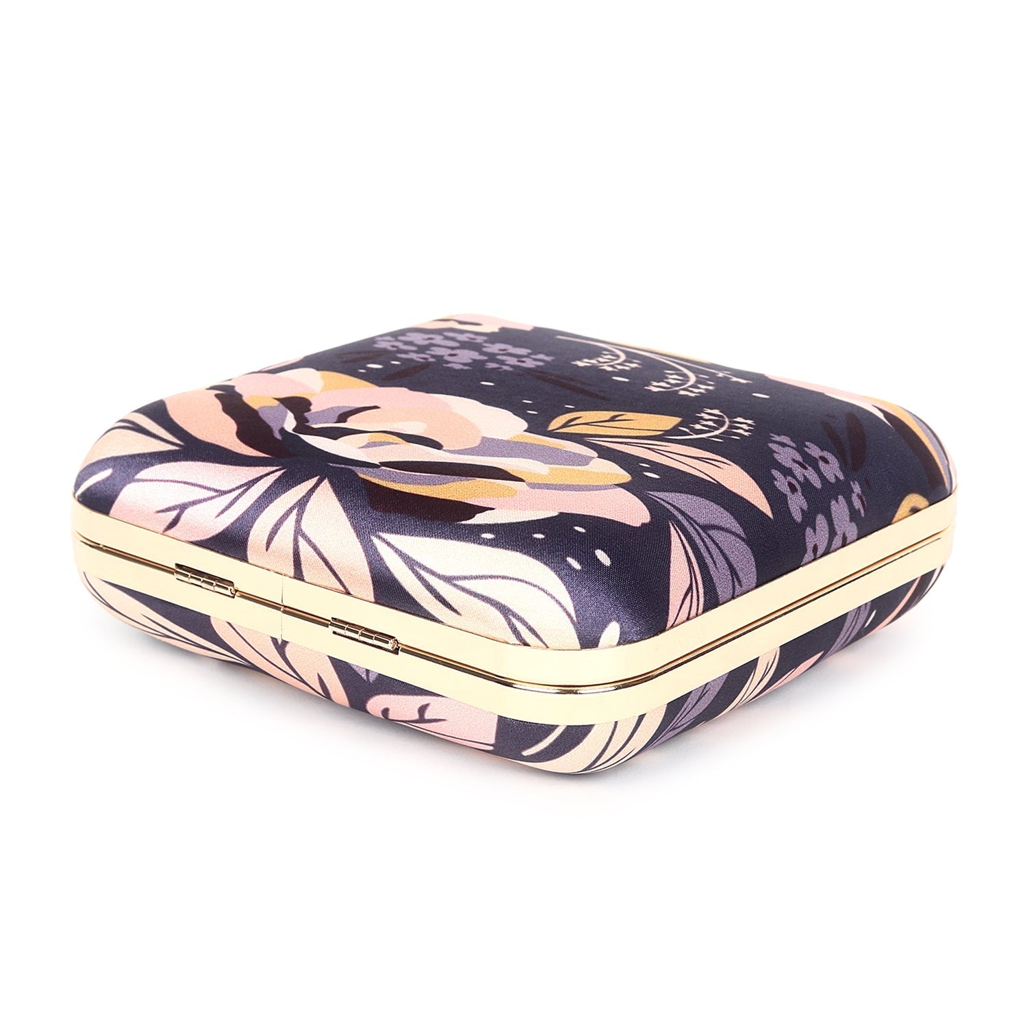 Printed clutch bag square shape