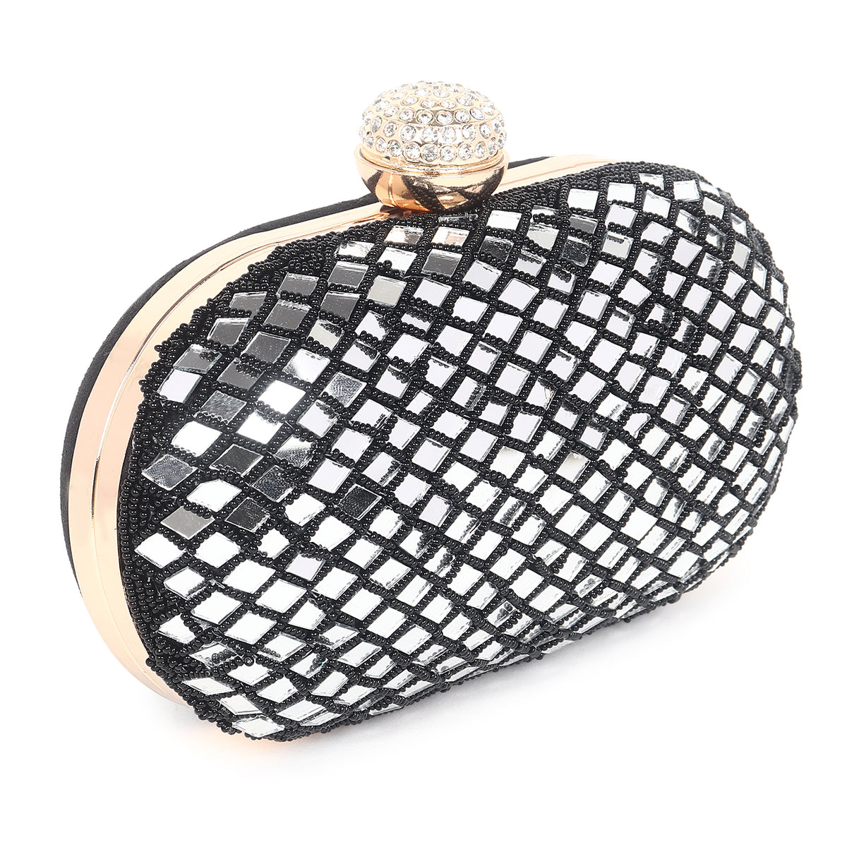 VRPS Heart Shape Clutch | Handcrafted Ethnic Bag | SWIS-3571 | Additional Angle