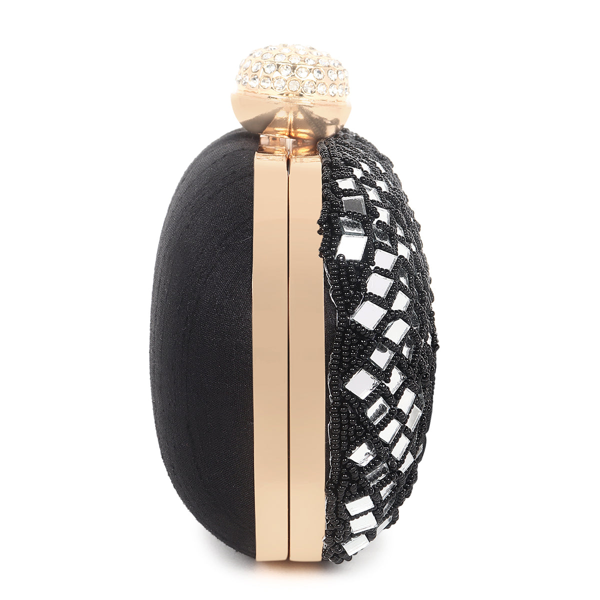 VRPS Heart Shape Clutch | Handcrafted Ethnic Bag | SWIS-3573 | Additional Angle