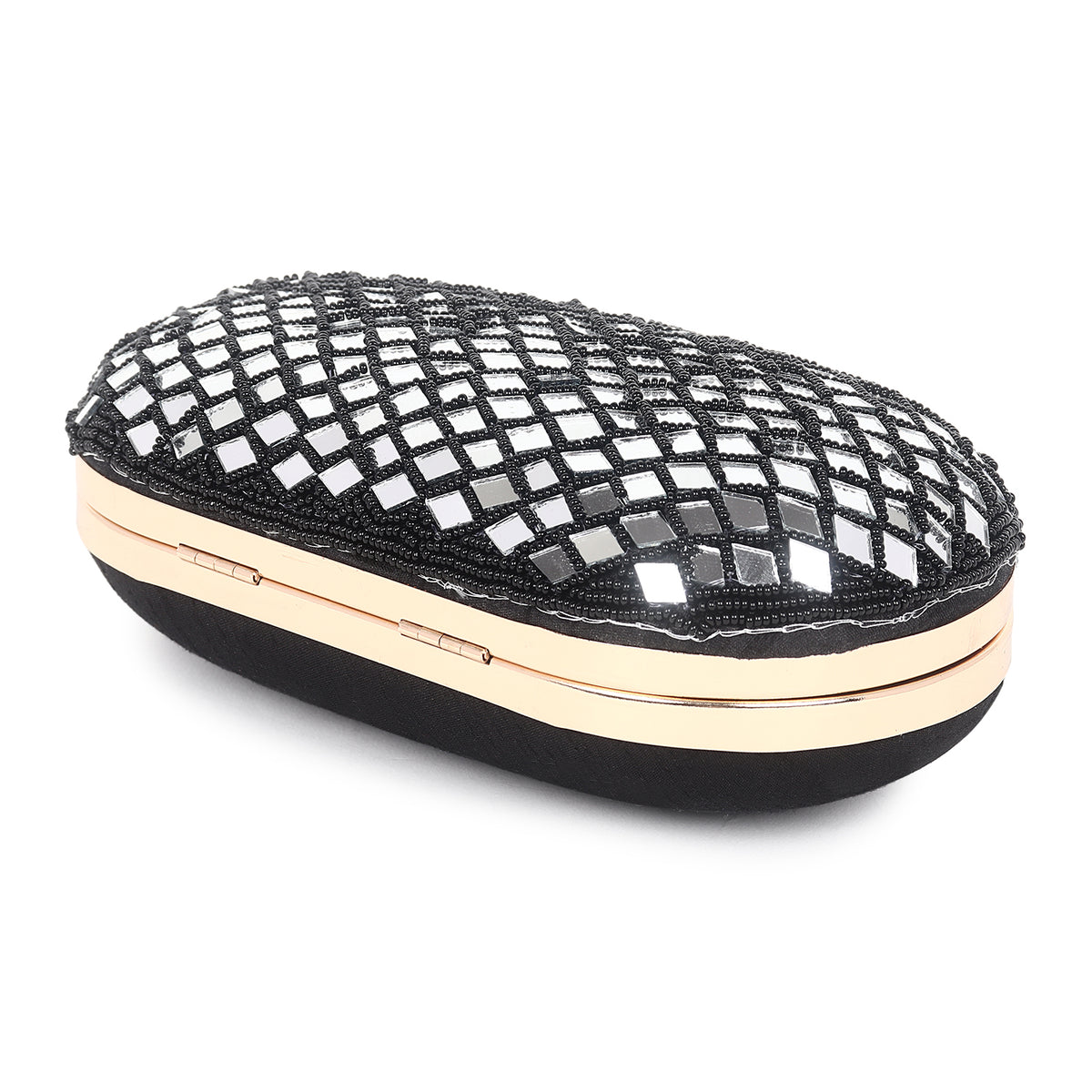 VRPS Heart Shape Clutch | Handcrafted Ethnic Bag | SWIS-3580 | Additional Angle