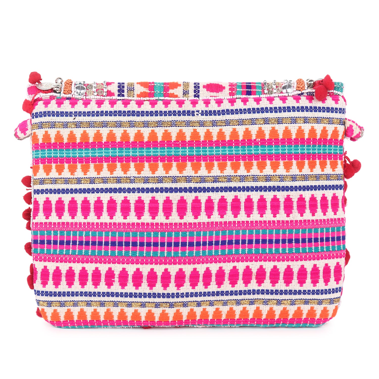 VRPS Flap Bag | Handcrafted Ethnic Bag | SWIS-3887 | Additional Angle