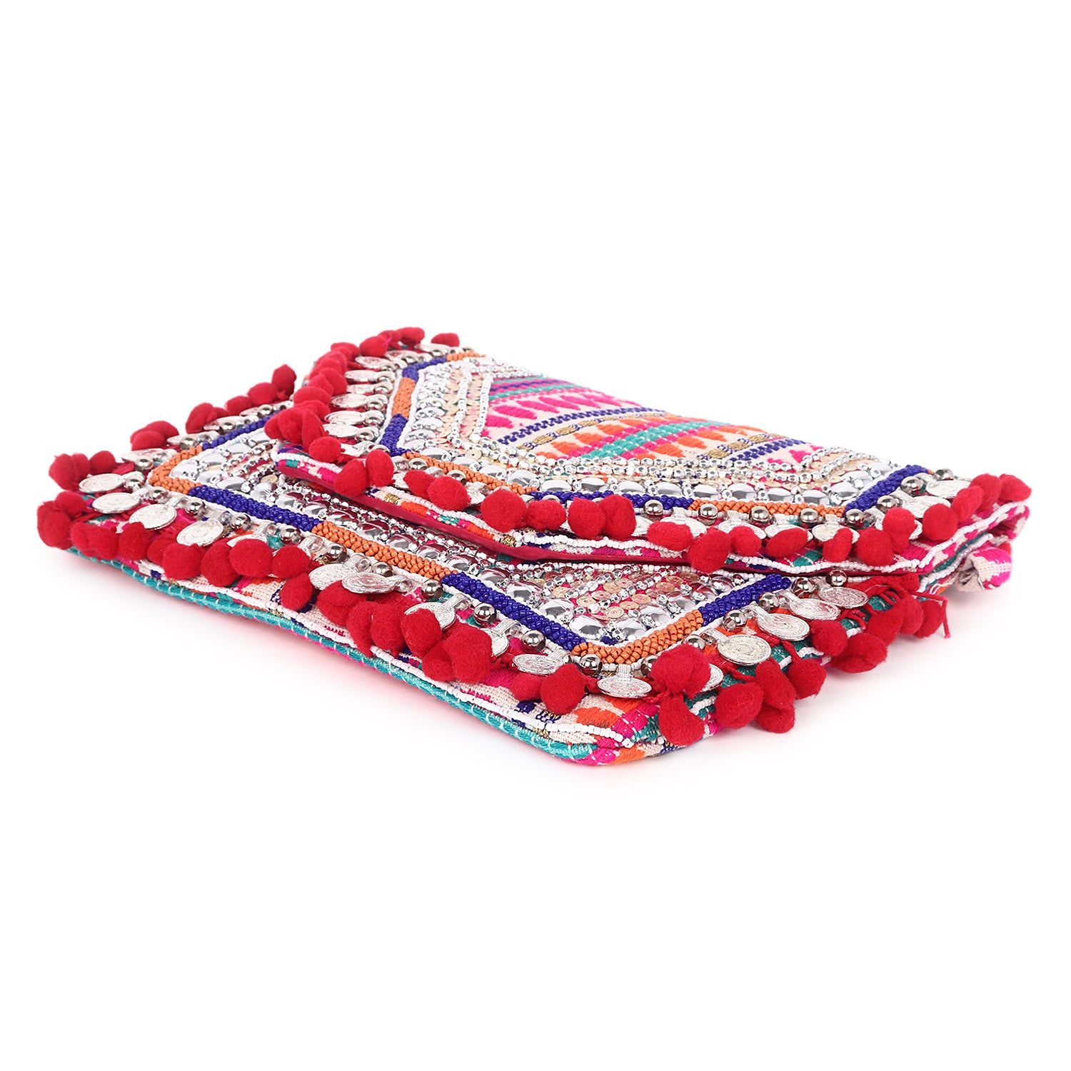 VRPS Flap Bag | Handcrafted Ethnic Bag | SWIS-3890 | Additional Angle