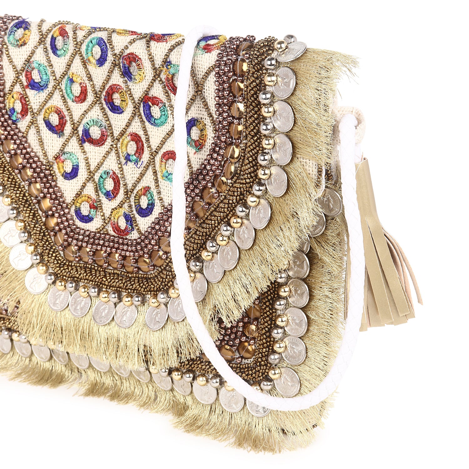 VRPS Flap Bag | Handcrafted Ethnic Bag | SWIS-4144 | Additional Angle