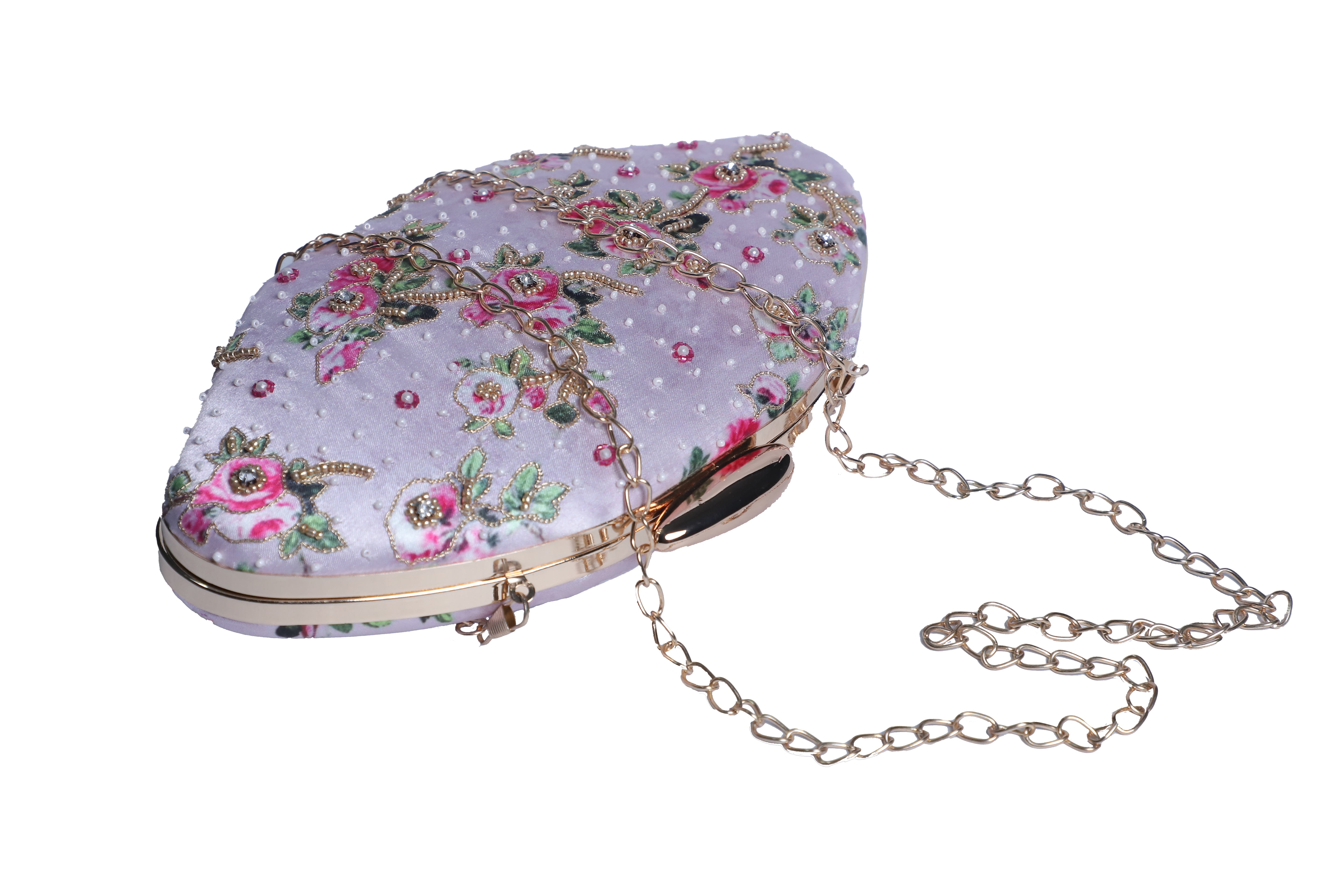 VRPS Embroidered Clutch | Handcrafted Ethnic Bag | SWIS-4284 | Additional Angle
