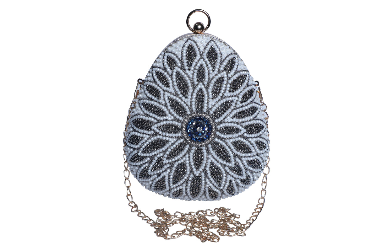 VRPS Embroidered Clutch | Handcrafted Ethnic Bag | SWIS-343 | Additional Angle