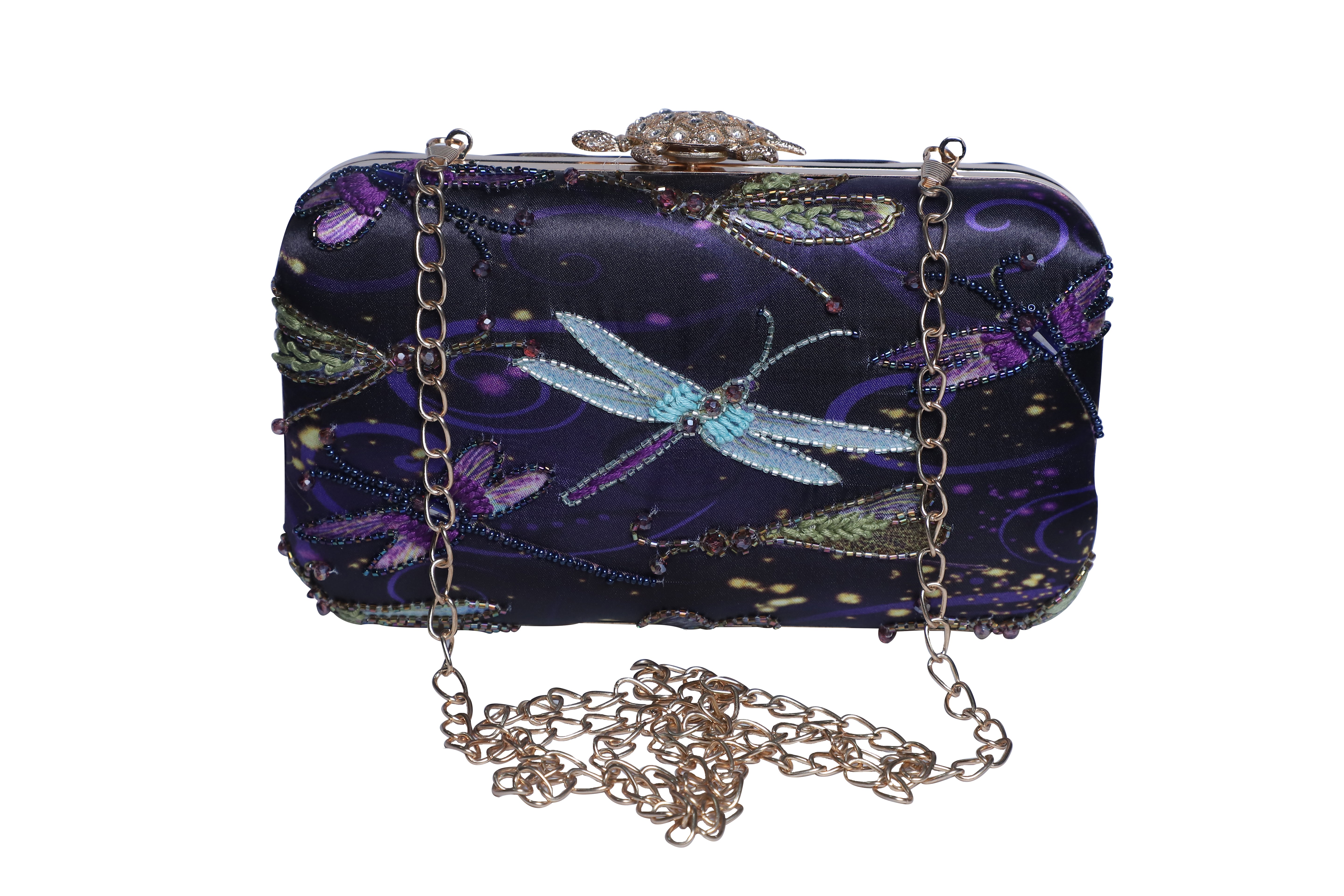 VRPS Embroidered Clutch | Handcrafted Ethnic Bag | SWIS-4317 | Additional Angle