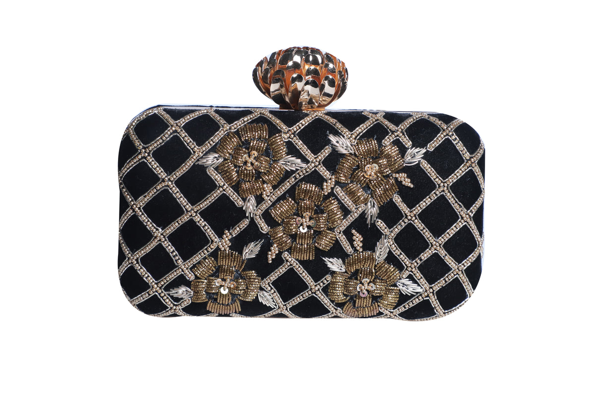 VRPS Embroidered Clutch | Handcrafted Ethnic Bag | SWIS-294 | Additional Angle