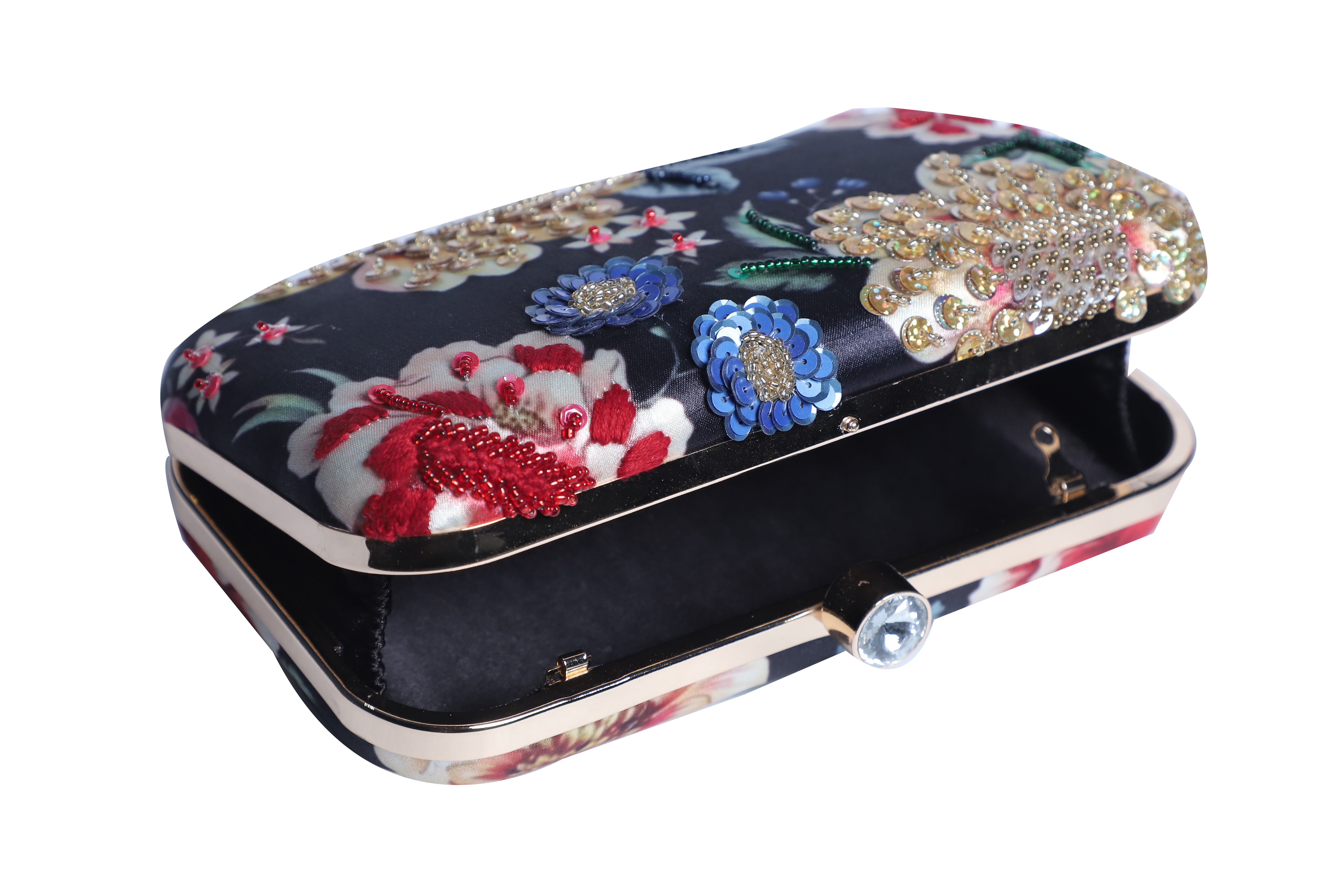 VRPS Embroidered Clutch | Handcrafted Ethnic Bag | SWIS-4402 | Additional Angle