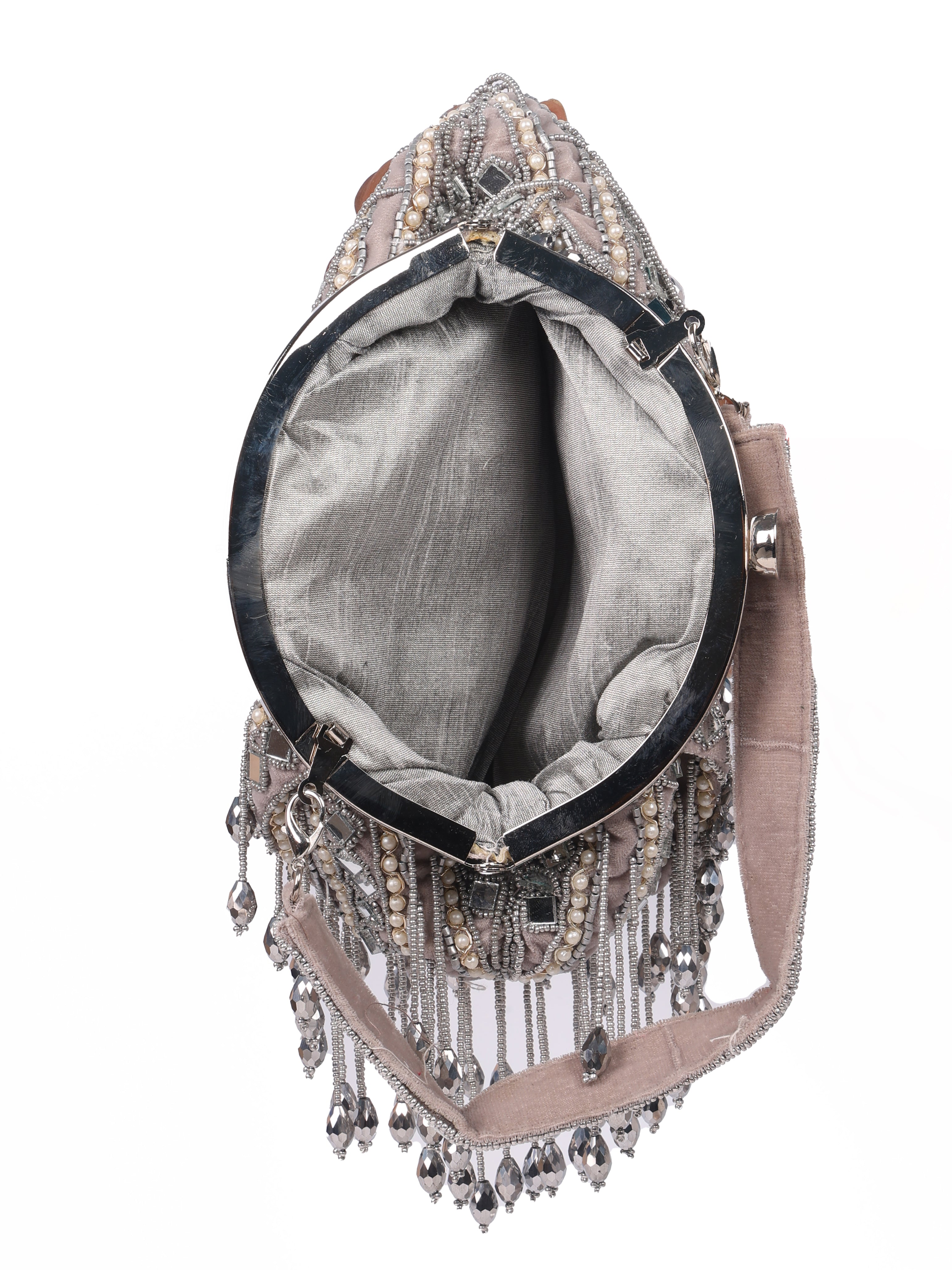 Gray Mirror Bauta Bag