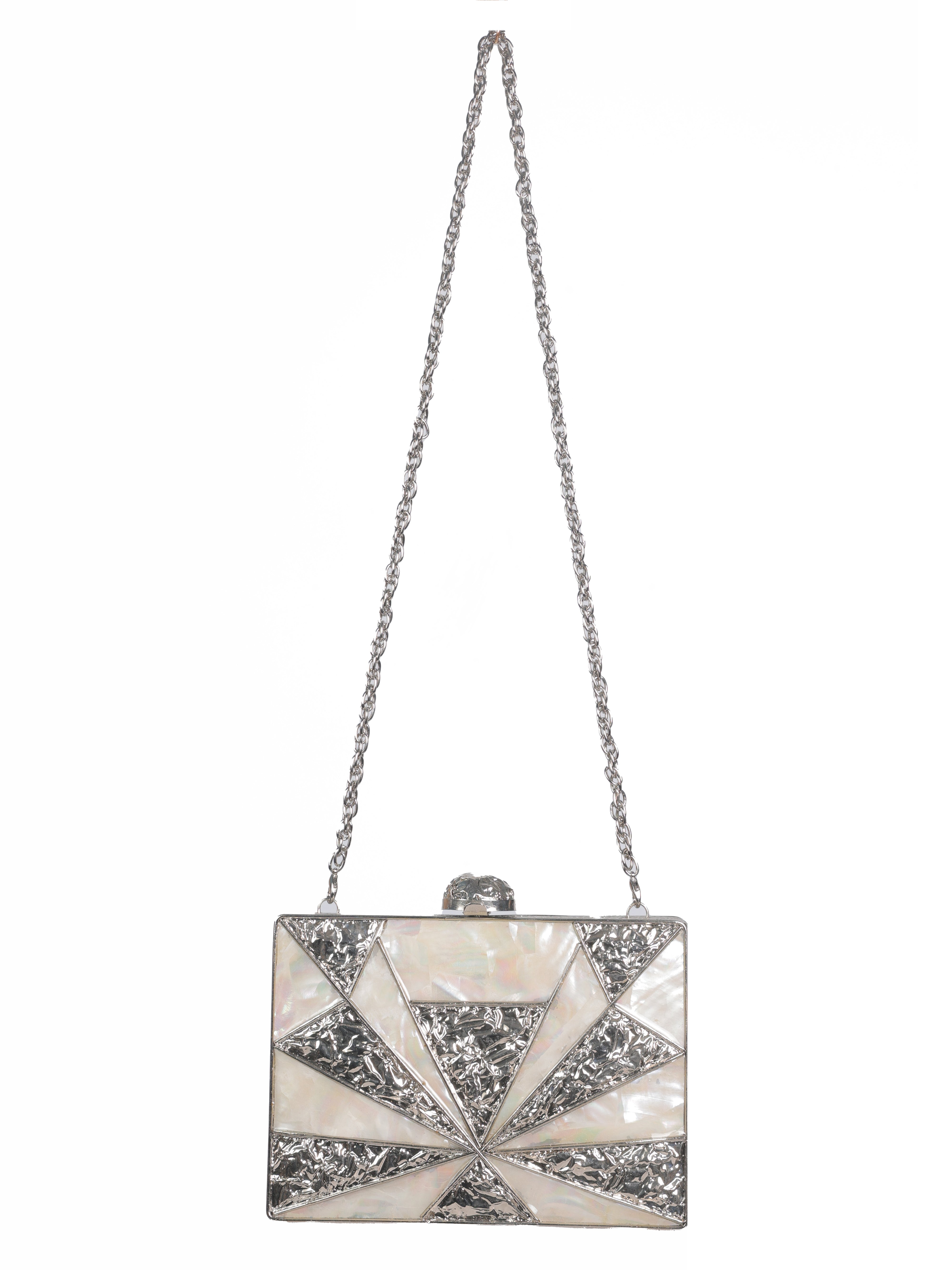 VRPS MOP Clutch | Handcrafted Ethnic Bag | SWIS-2095 | Additional Angle