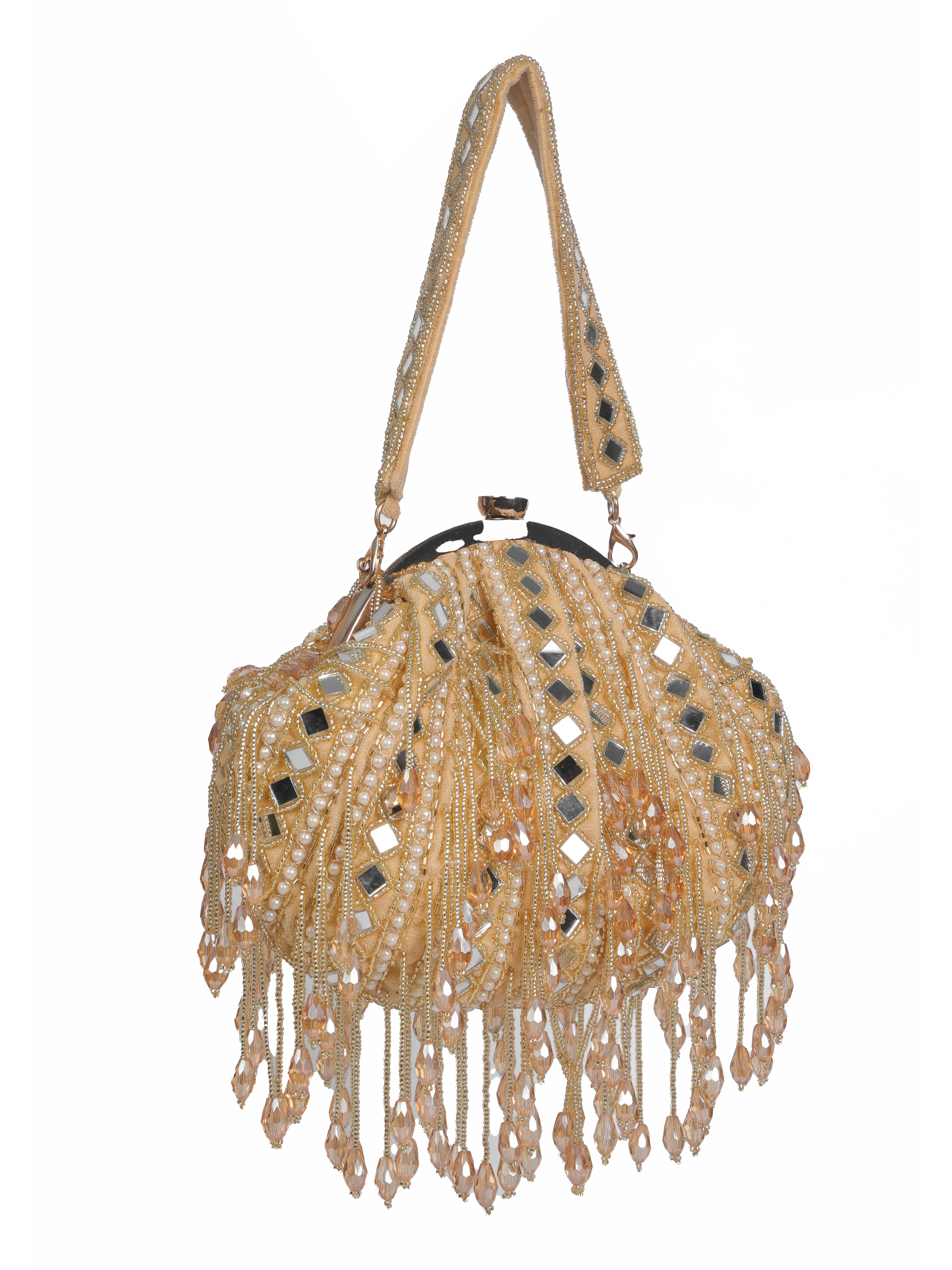 Golden Mirror Batua Bag