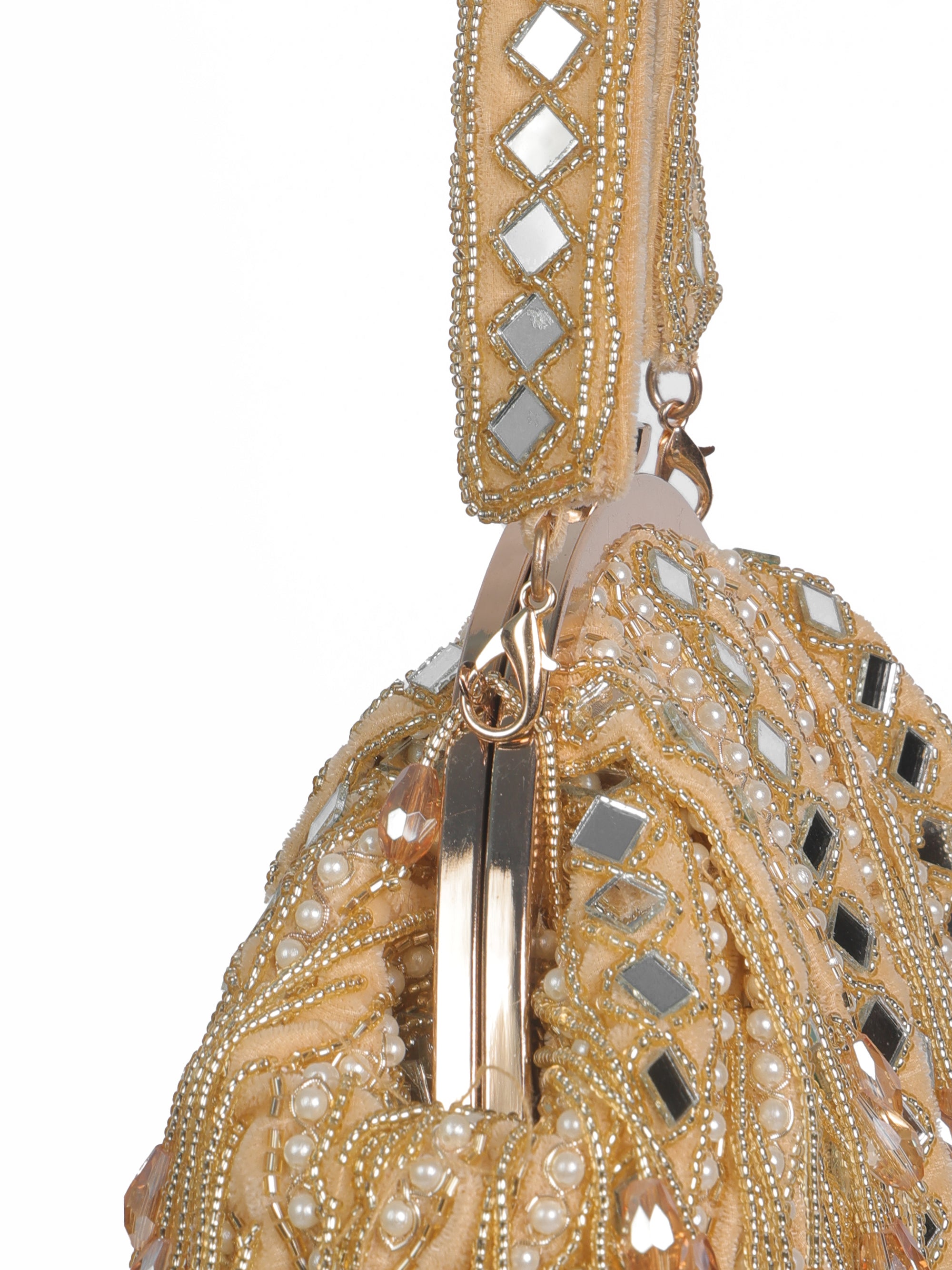 Golden Mirror Batua Bag