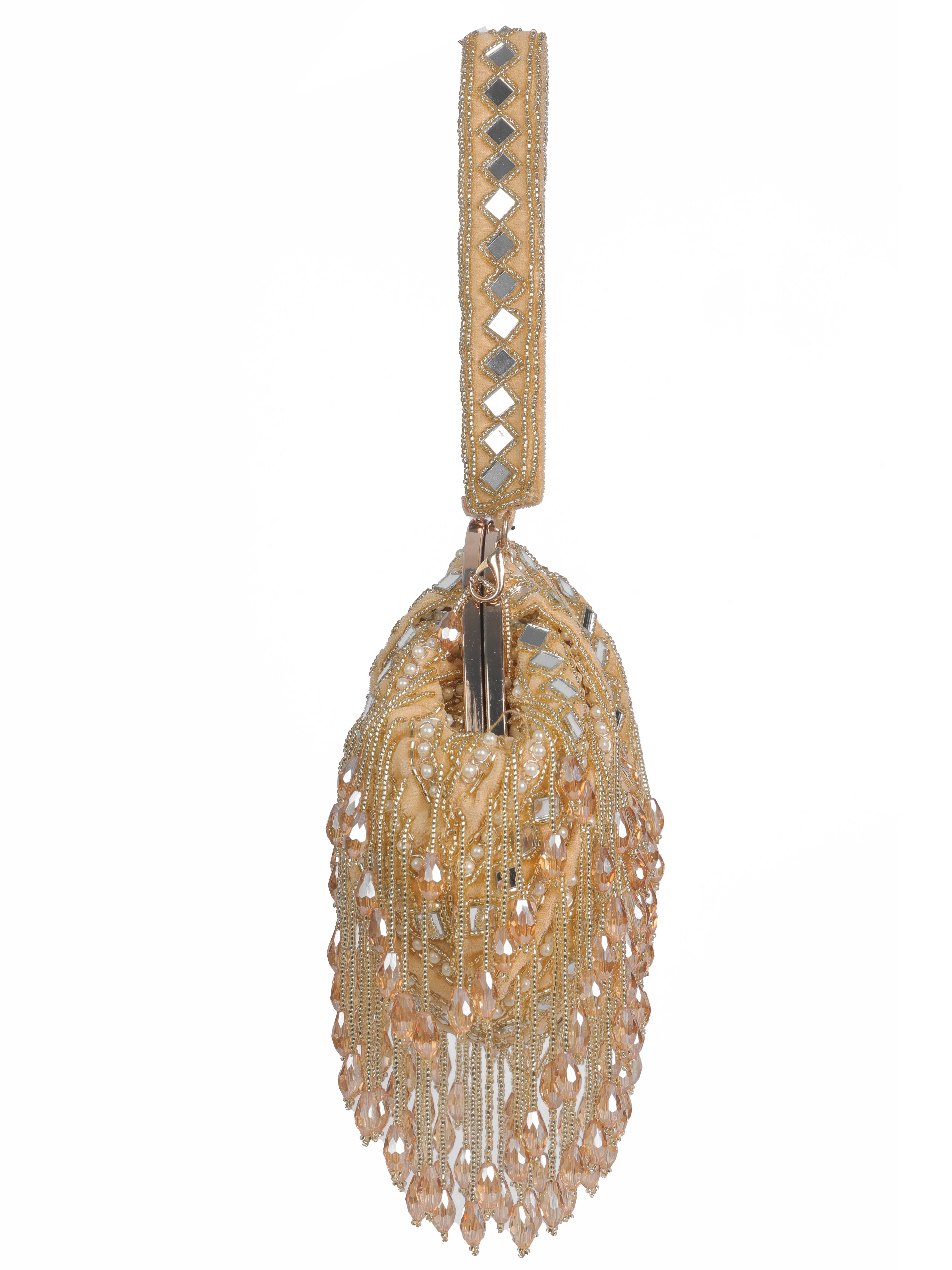 Golden Mirror Batua Bag