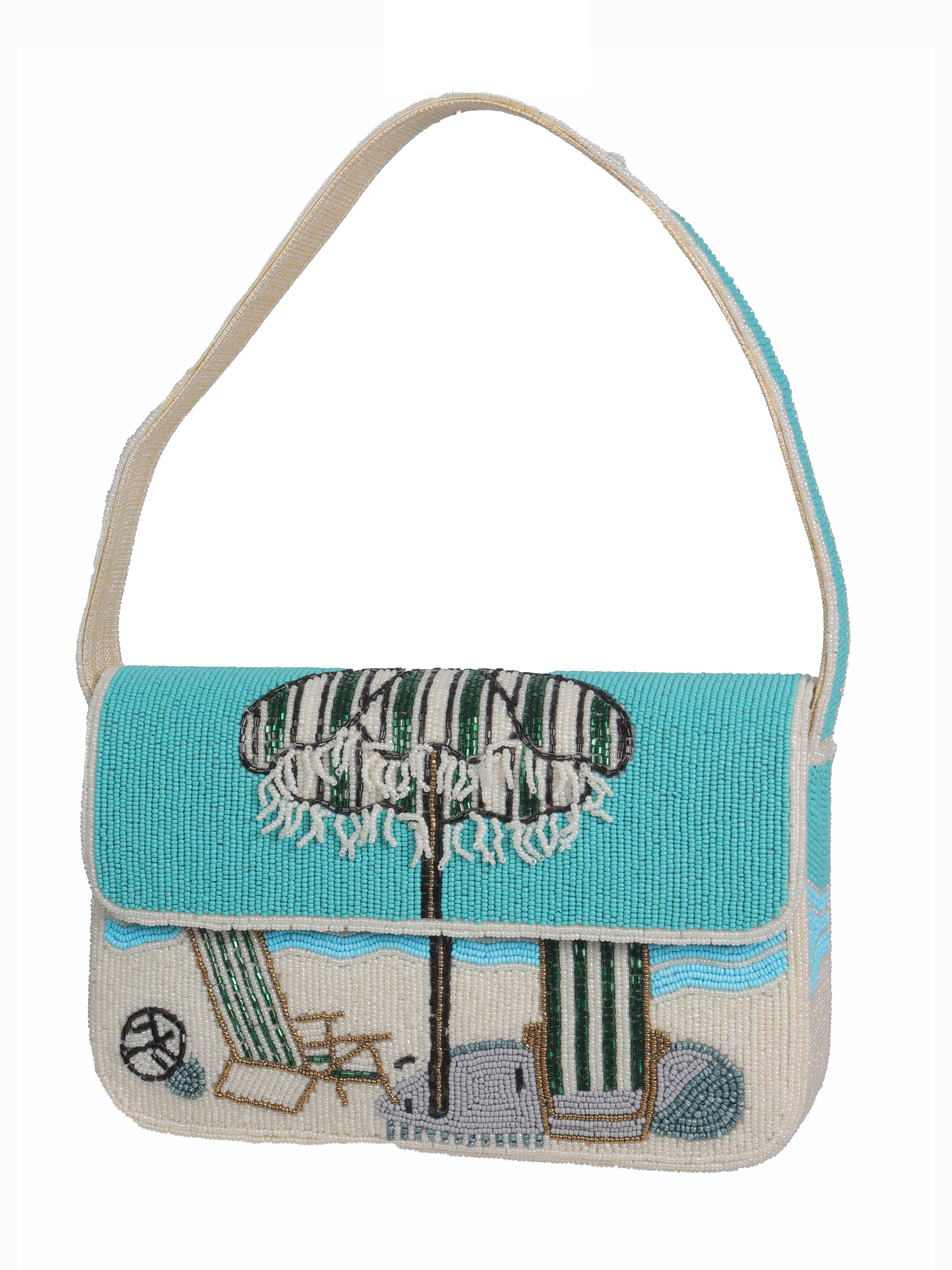 VRPS Beaded Clutch | Handcrafted Ethnic Bag | SWIS-1847 | Additional Angle
