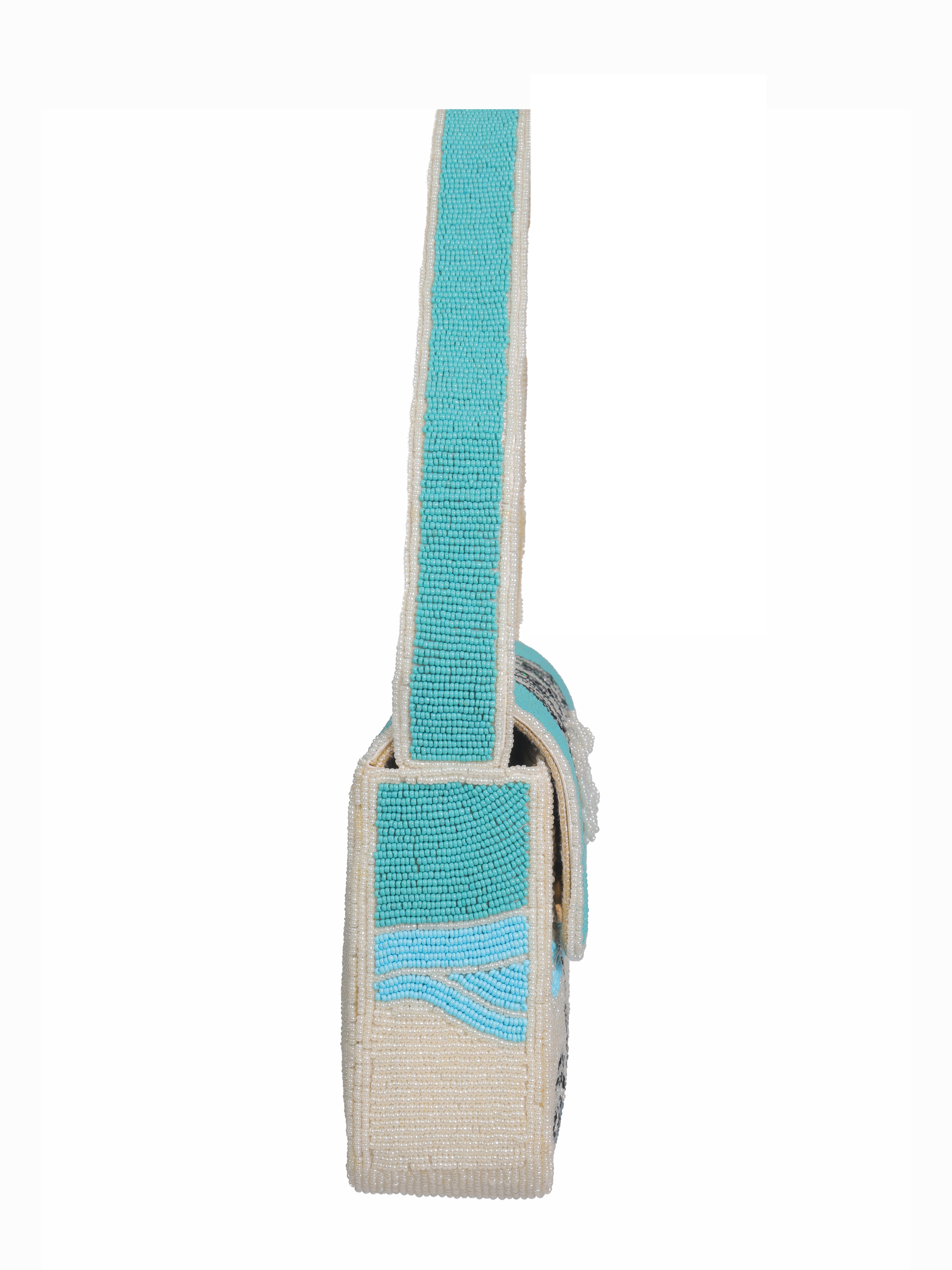 VRPS Beaded Clutch | Handcrafted Ethnic Bag | SWIS-1847 | Additional Angle