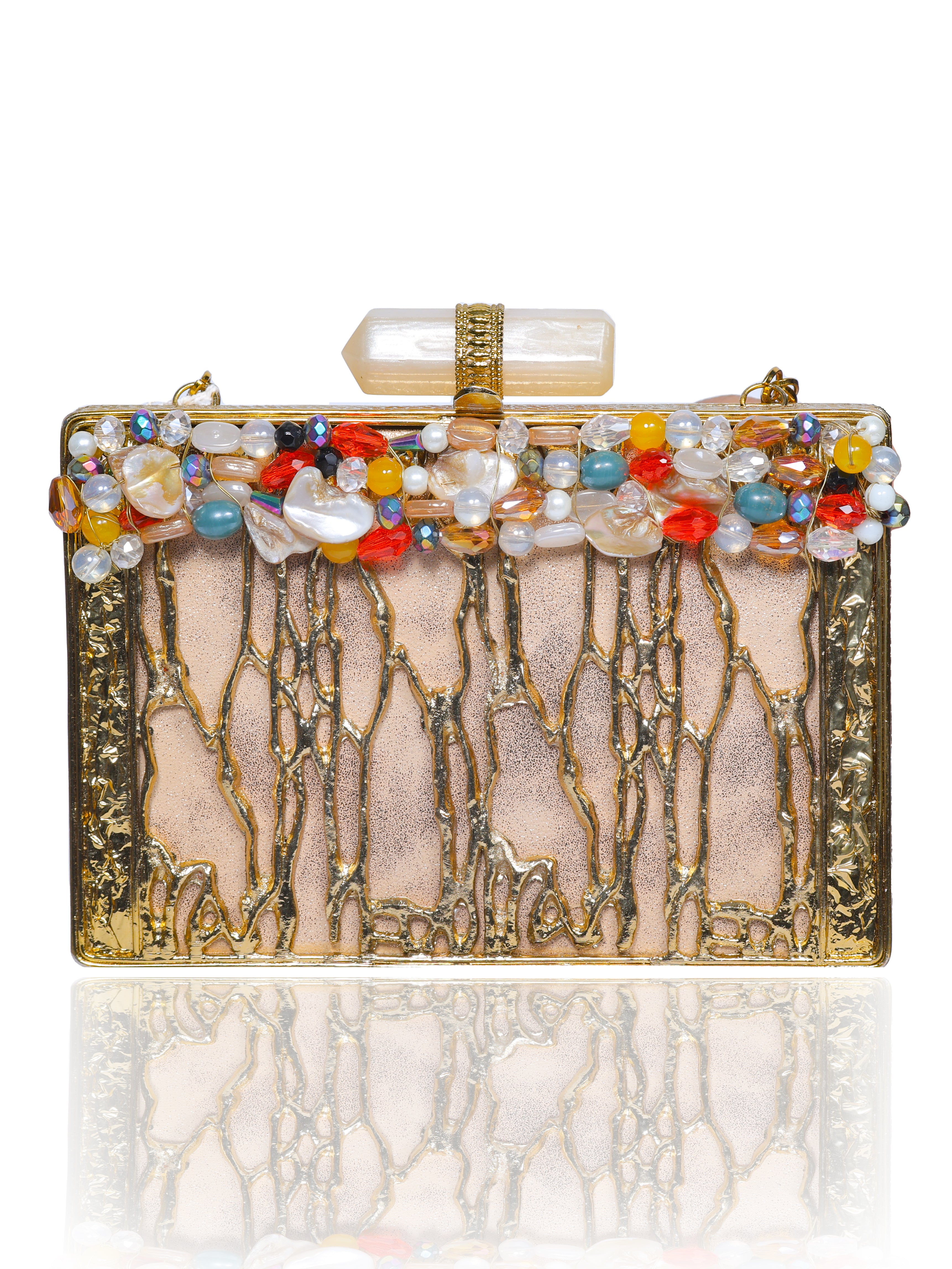VRPS MOP Clutch | Handcrafted Ethnic Bag | SWIS-2078 | Additional Angle
