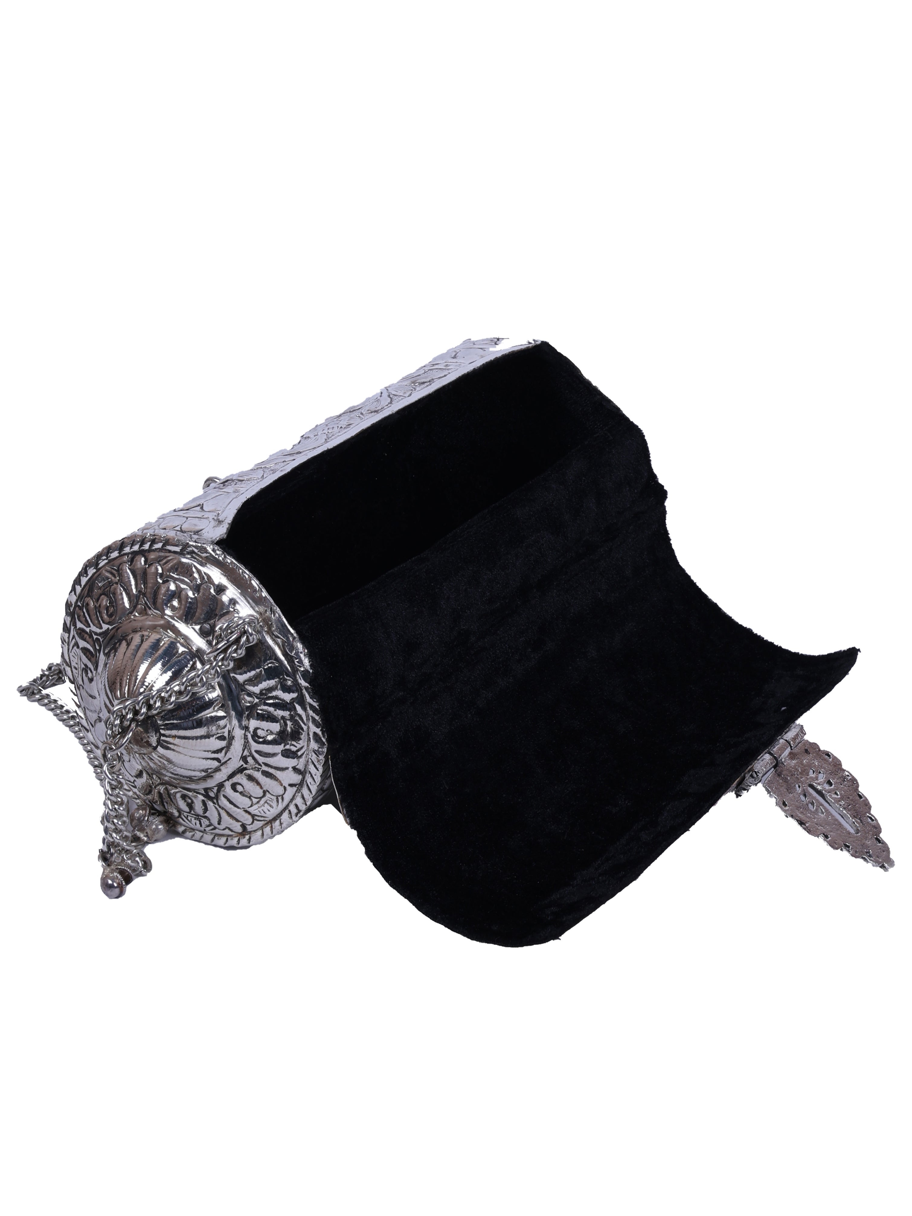 VRPS Brass Clutch | Handcrafted Ethnic Bag | SWIS-1359 | Additional Angle