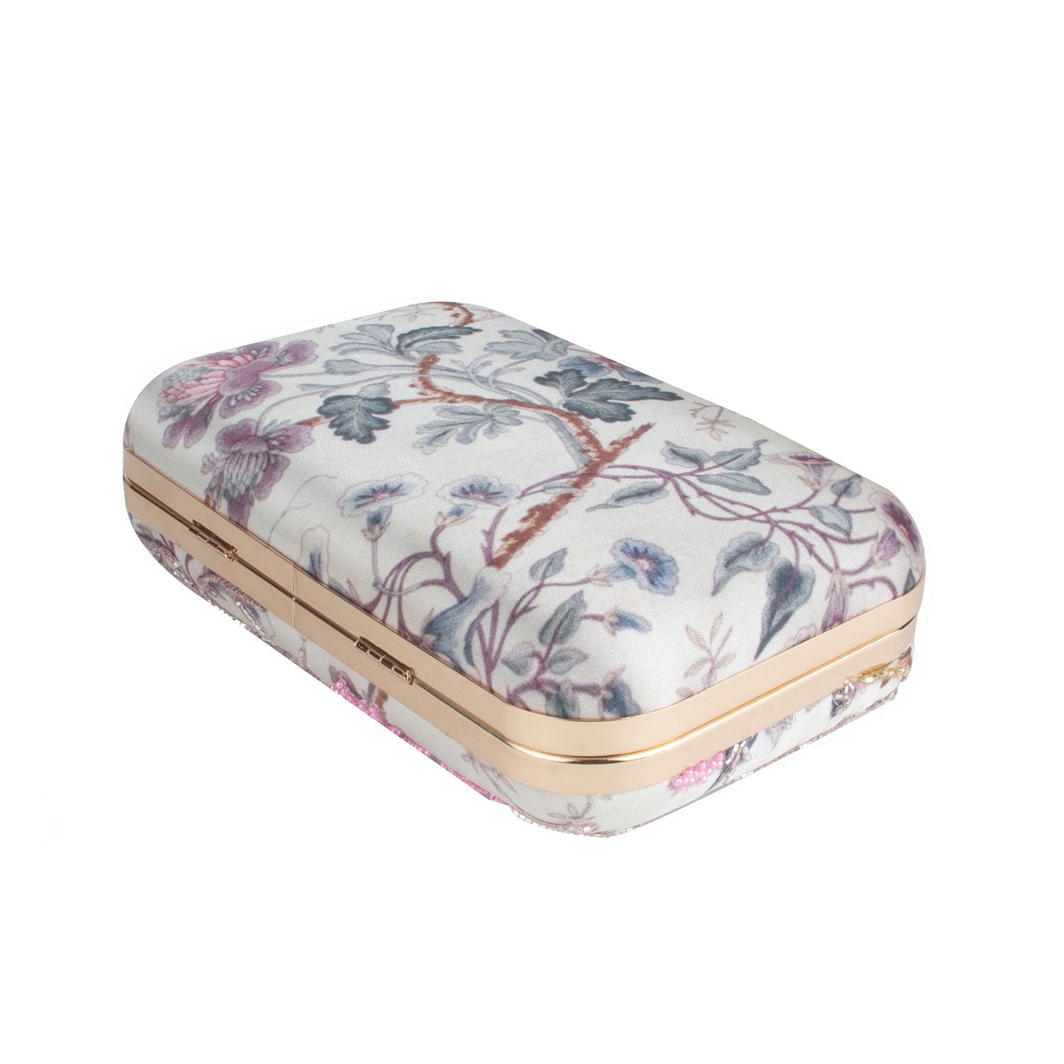 VRPS Printed Embroidered Clutch | Handcrafted Ethnic Bag | SWIS-421
