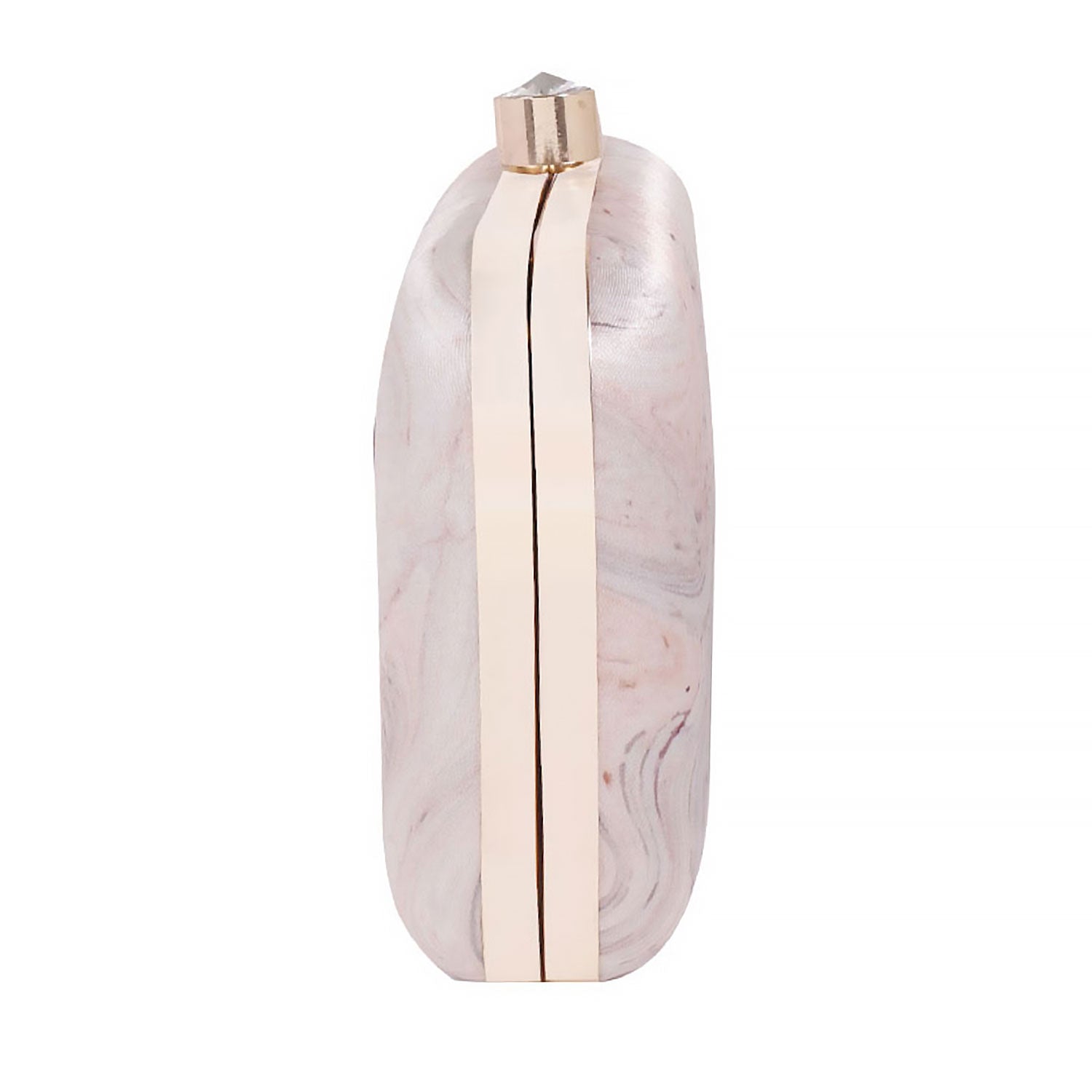 Sober Digital Abstract Satin Print Clutch for Women & Girls
