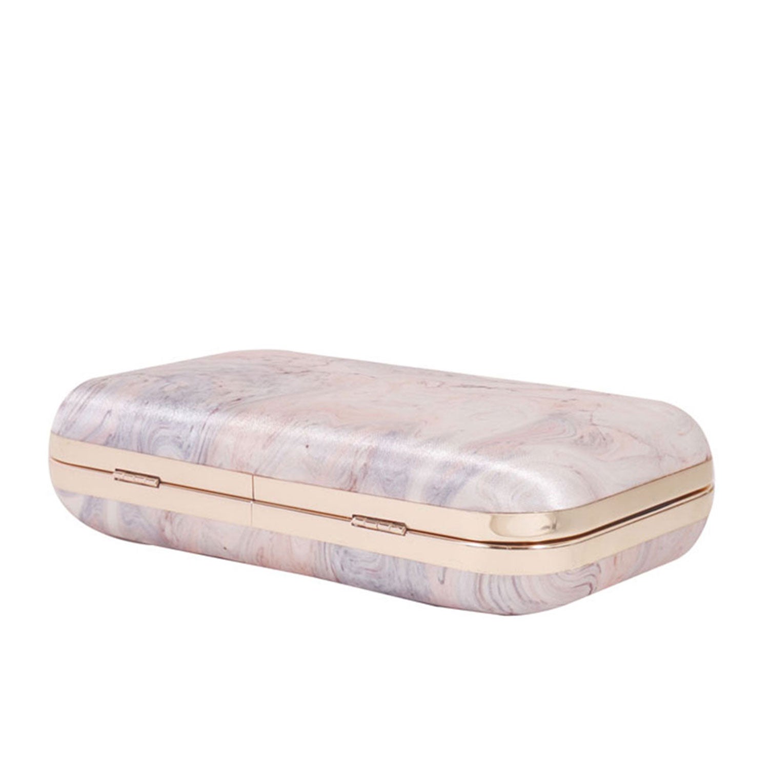 Sober Digital Abstract Satin Print Clutch for Women & Girls